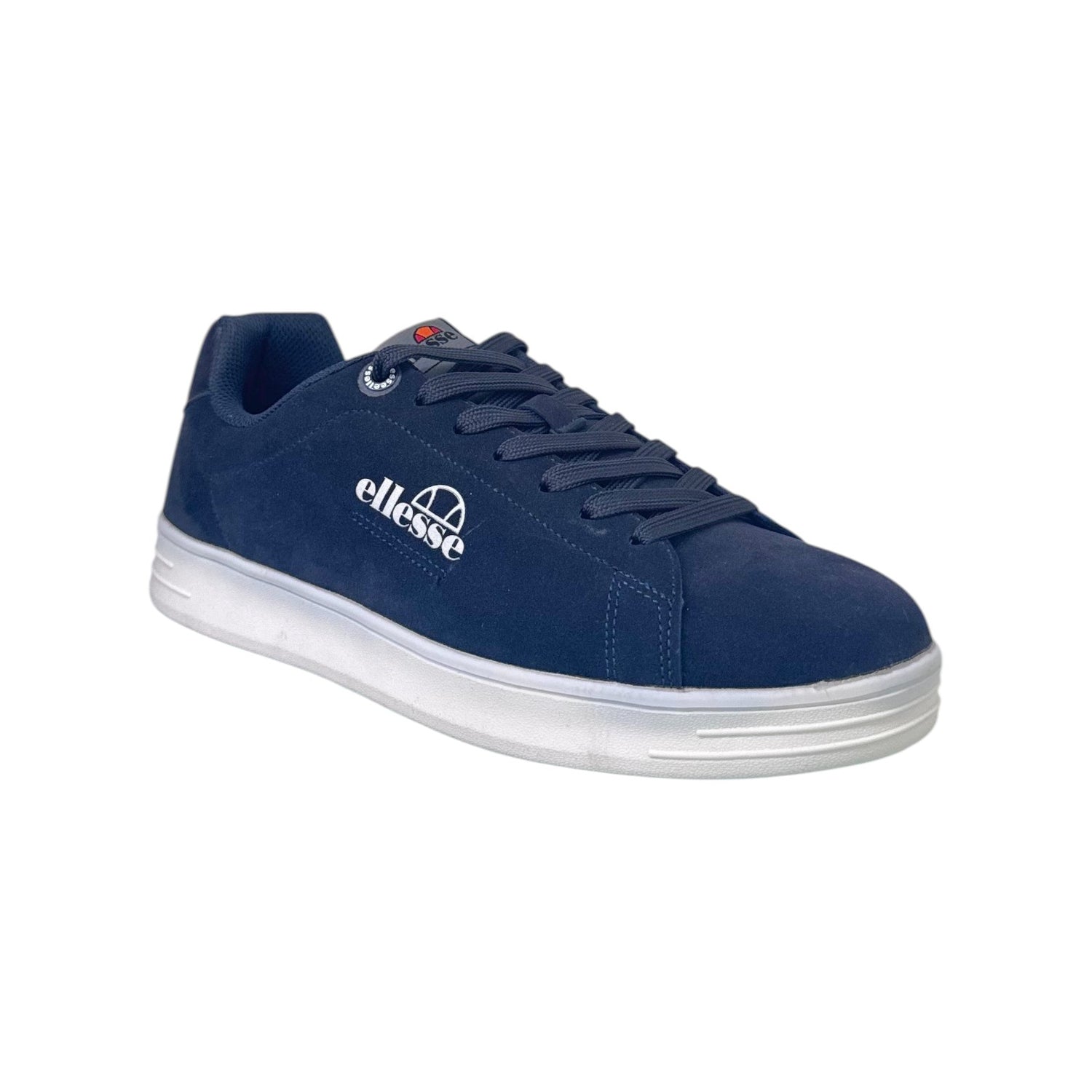 Ellesse Sneakers Uomo in Camoscio Blu con Inserto Bianco