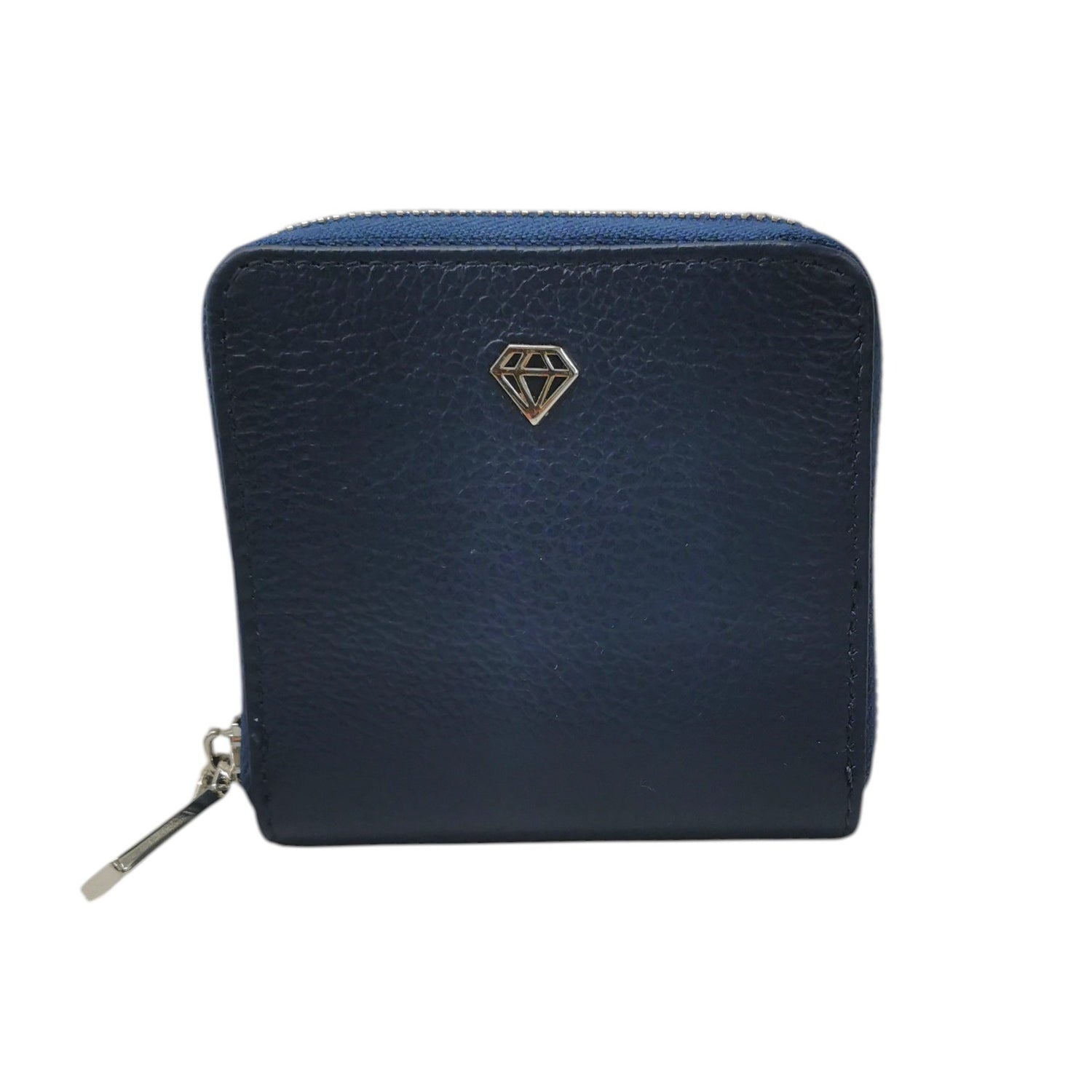 Caleidos Portafoglio Piccolo Donna in Pelle Martellata Blu