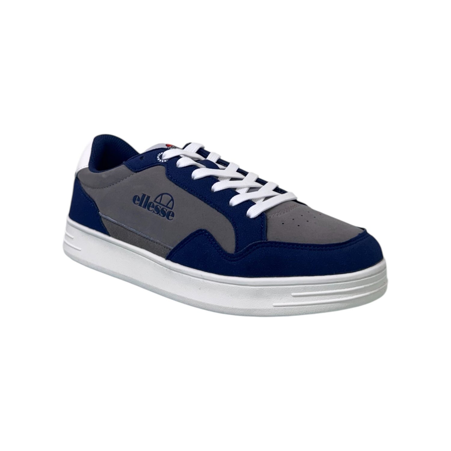 Ellesse Sneakers Uomo in Camoscio Sintetico Blu con Dettagli Grigi