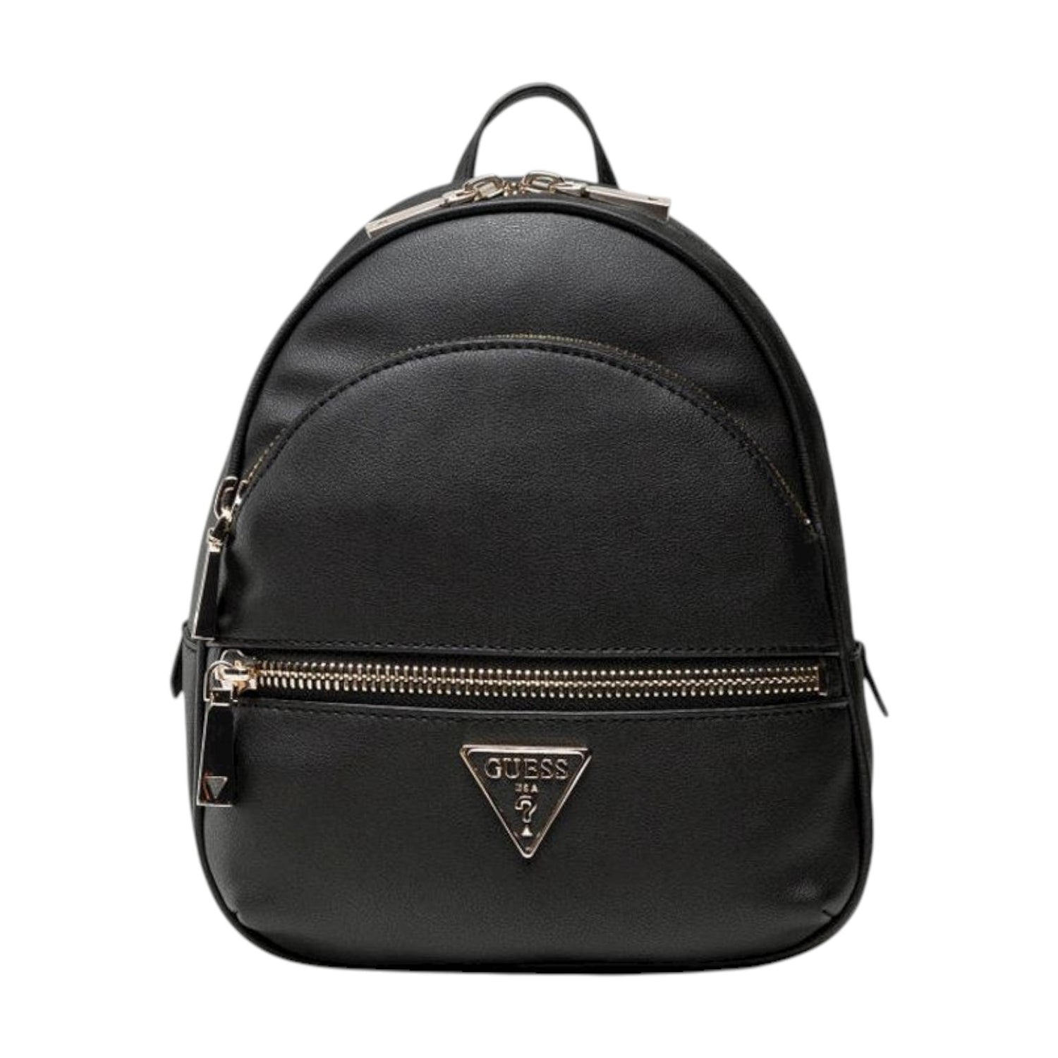 Guess Zaino Donna in Ecopelle Nera Manhattan con Doppio Scomparto