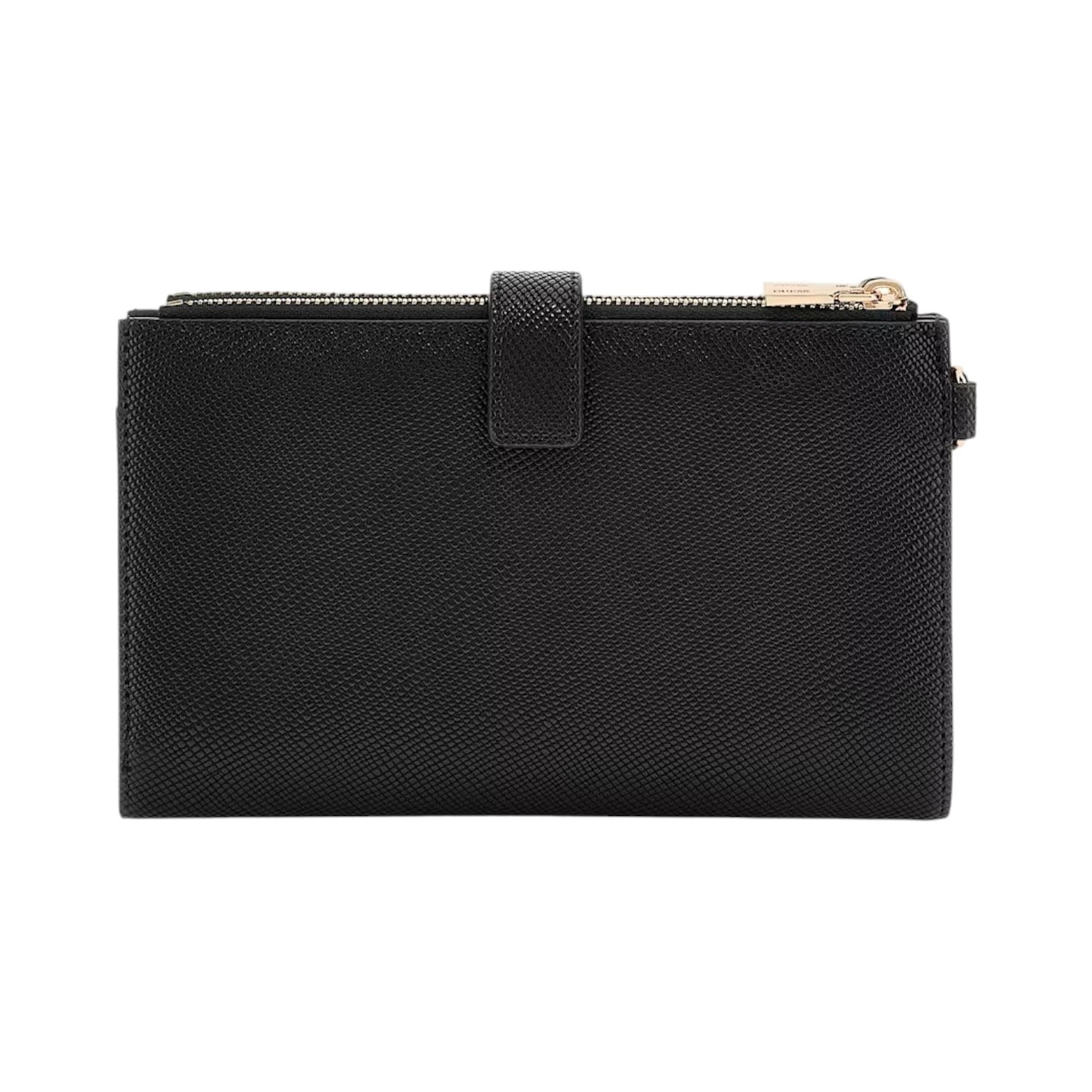 Guess Portafoglio Laurel Donna in Ecopelle Saffiano Nero