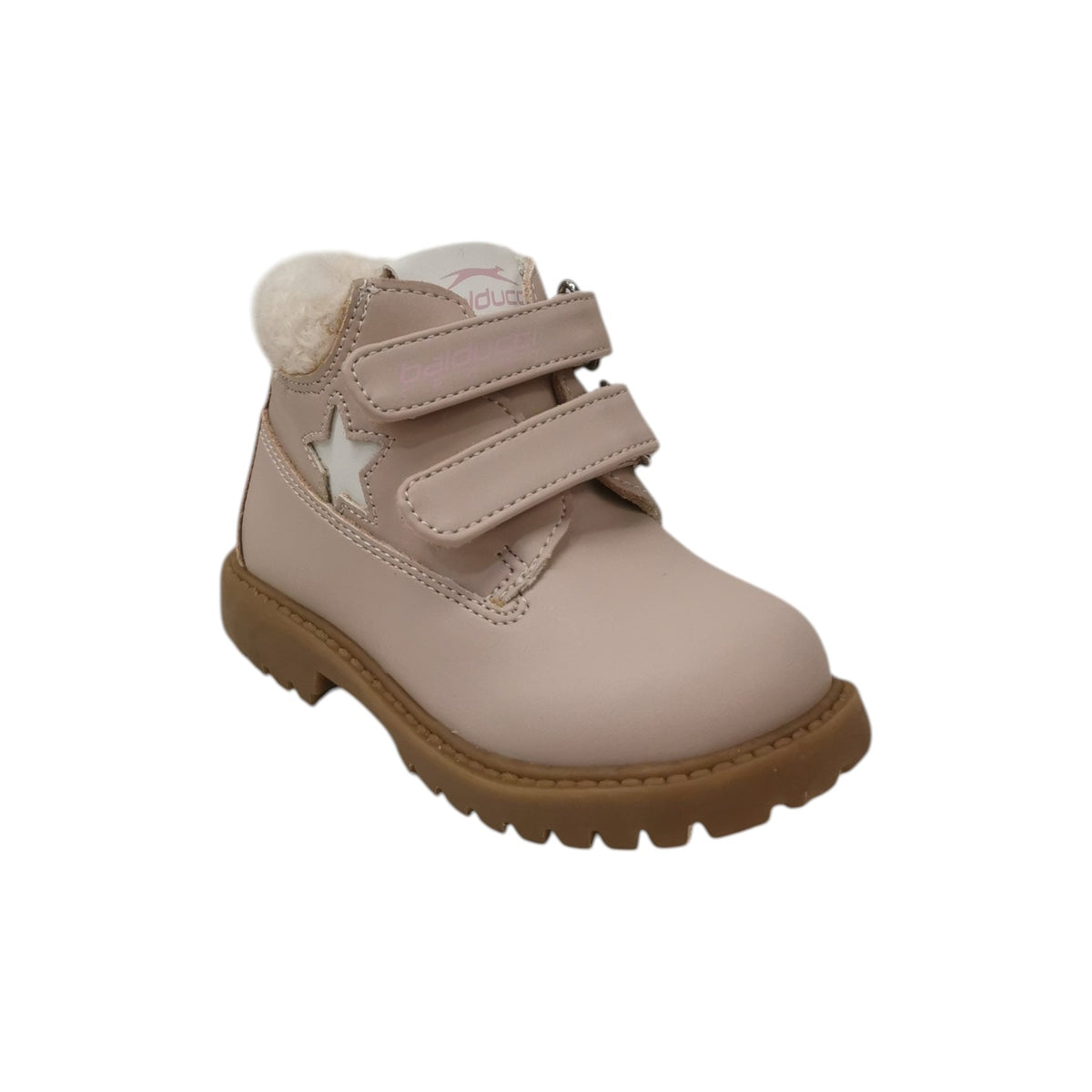 Balducci Sport Stivaletto Bambina in Ecopelle Rosa con Doppio Strappo