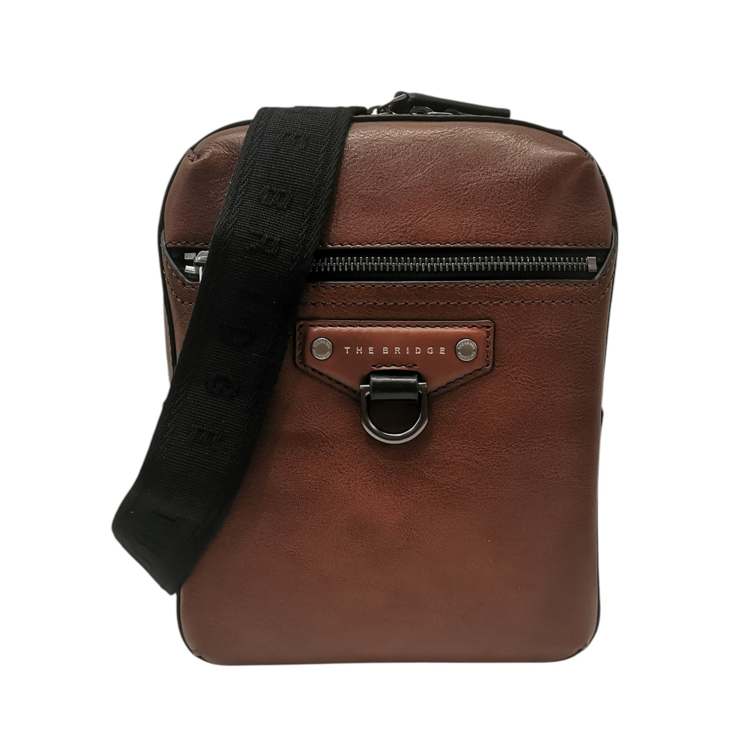 The Bridge Borsello Linea lacopo Uomo in Pelle Cuoio con Tracolla