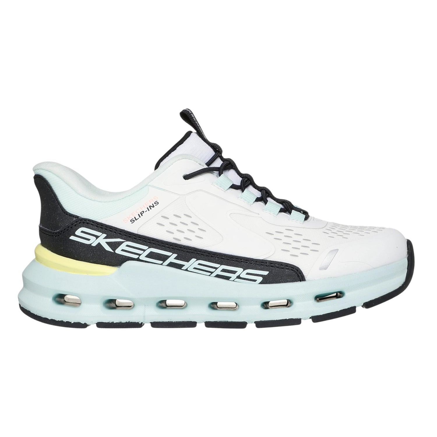 Skechers Slip-ins Unisex Bianco Turchese: Glide-Step - Vista Lane