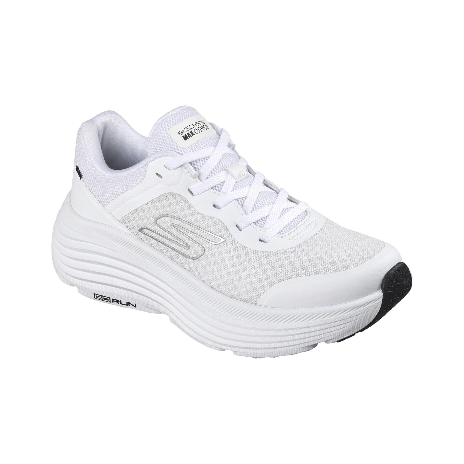 Skechers Sneakers Donna in Tessuto Bianca Max Cushioning Endeavour