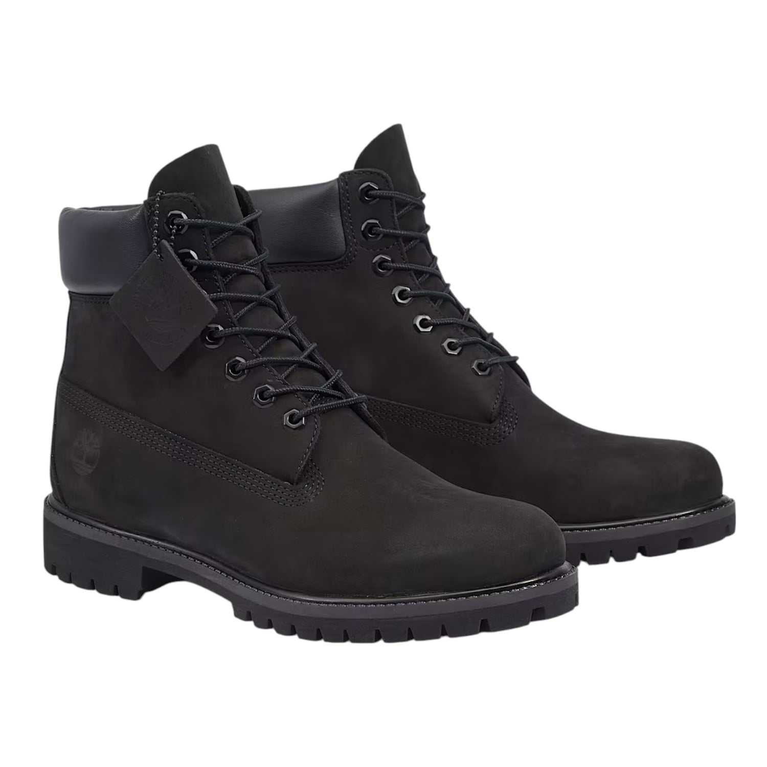 Timberland Polacchino Uomo in Pelle Nera Premium 6-Inch Waterproof