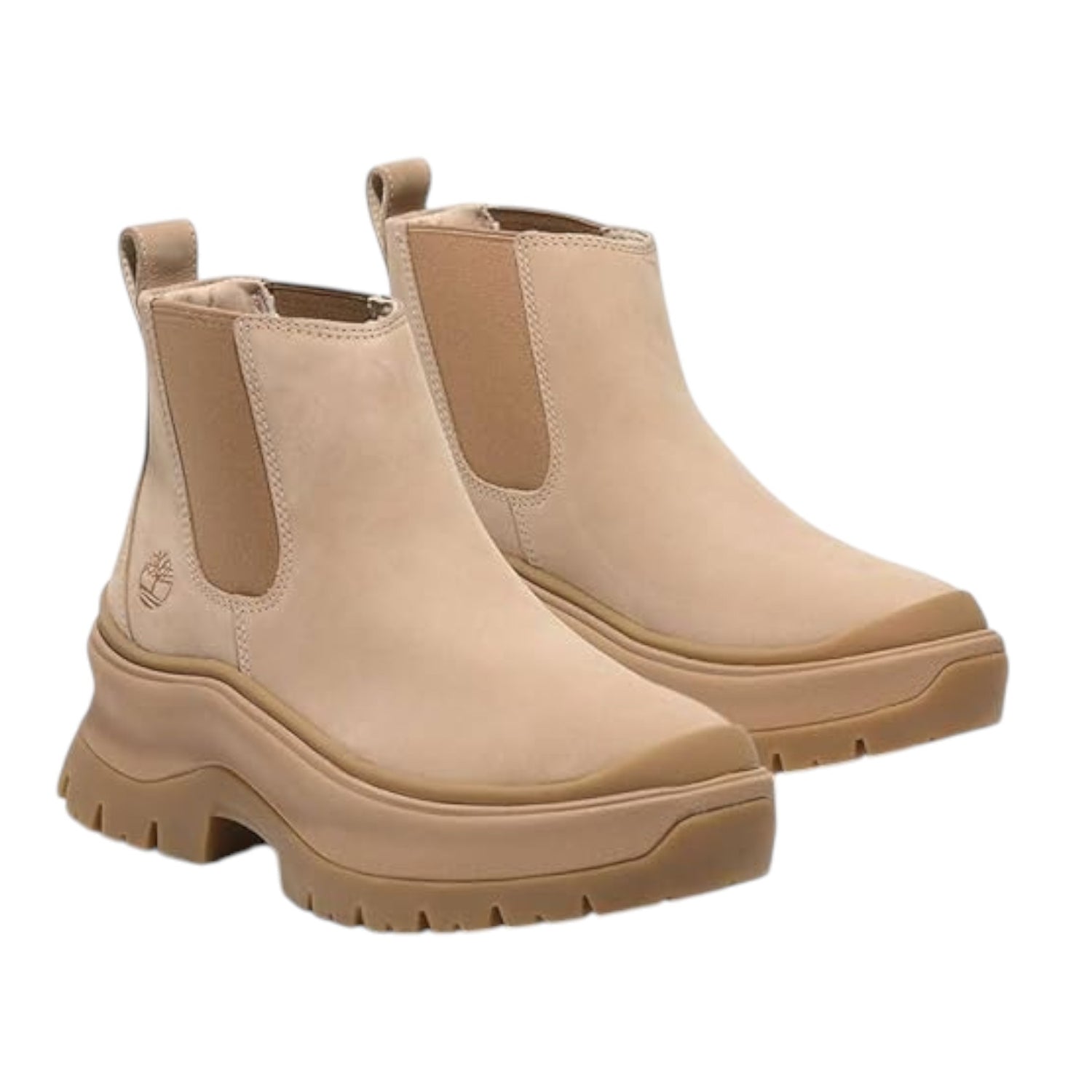 Timberland Beatles Donna in Nabuck Beige Roxie Lane Platform