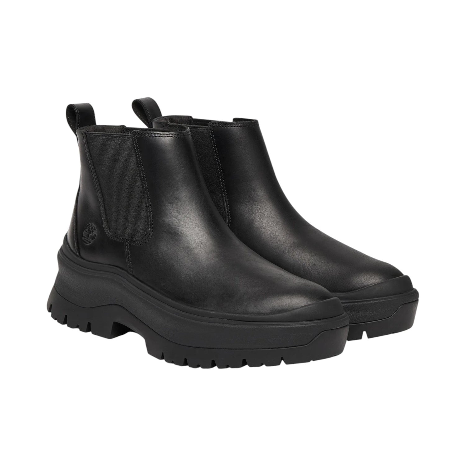 Timberland Beatles Donna in Pelle Nera Roxie Lane Platform