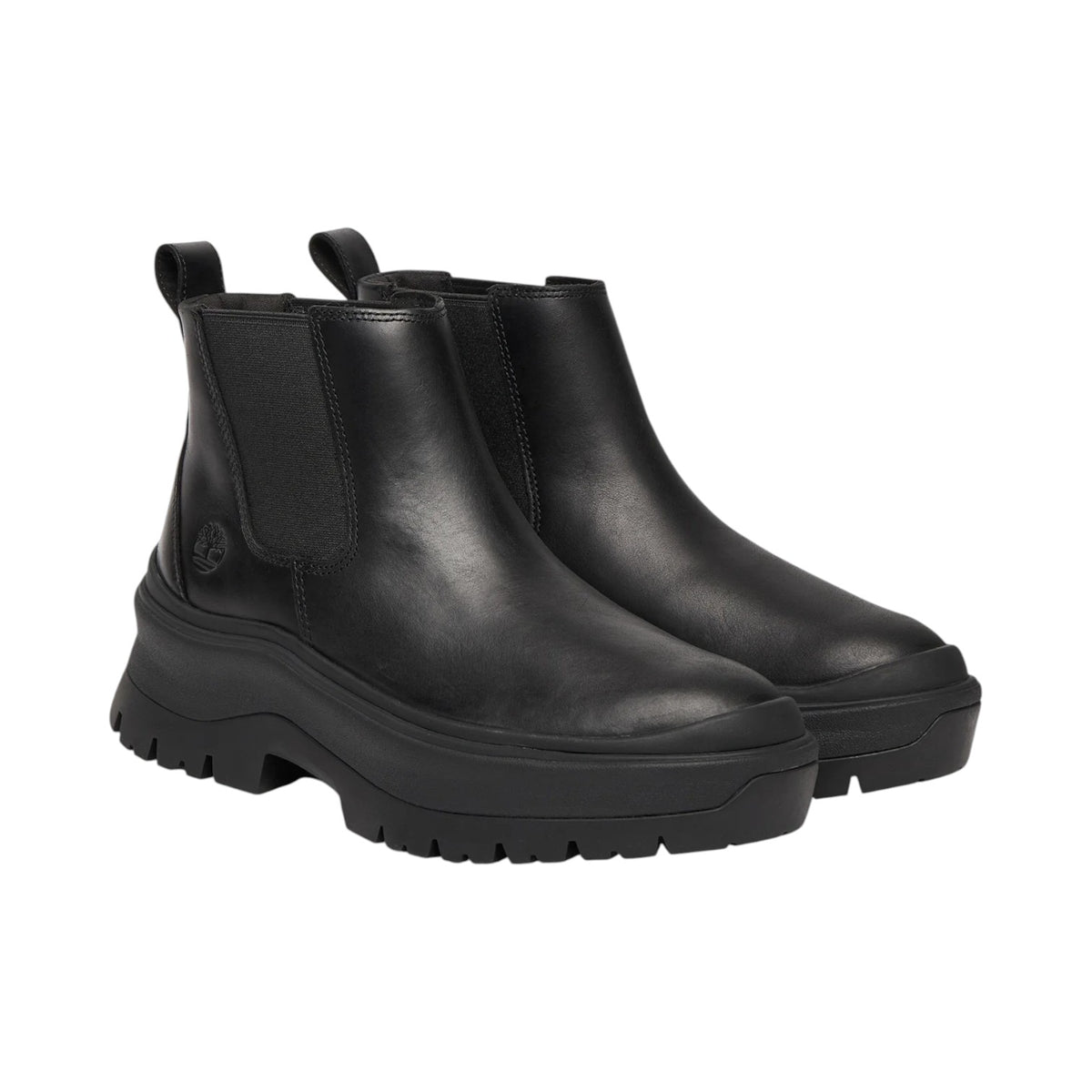 Timberland Beatles Donna in Pelle Nera Roxie Lane Platform