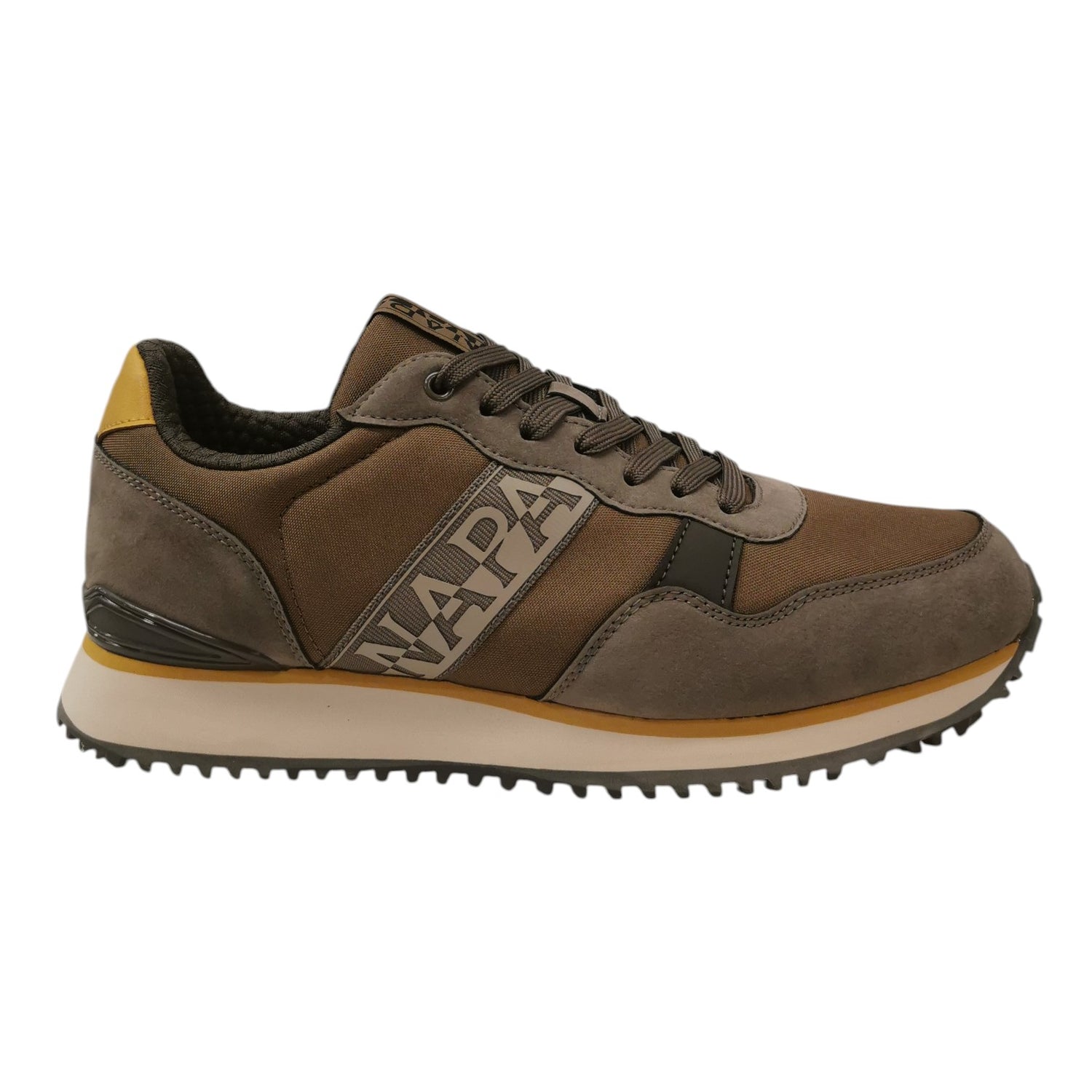 Napapijri Sneakers Uomo in Ecopelle e Tessuto Tortora
