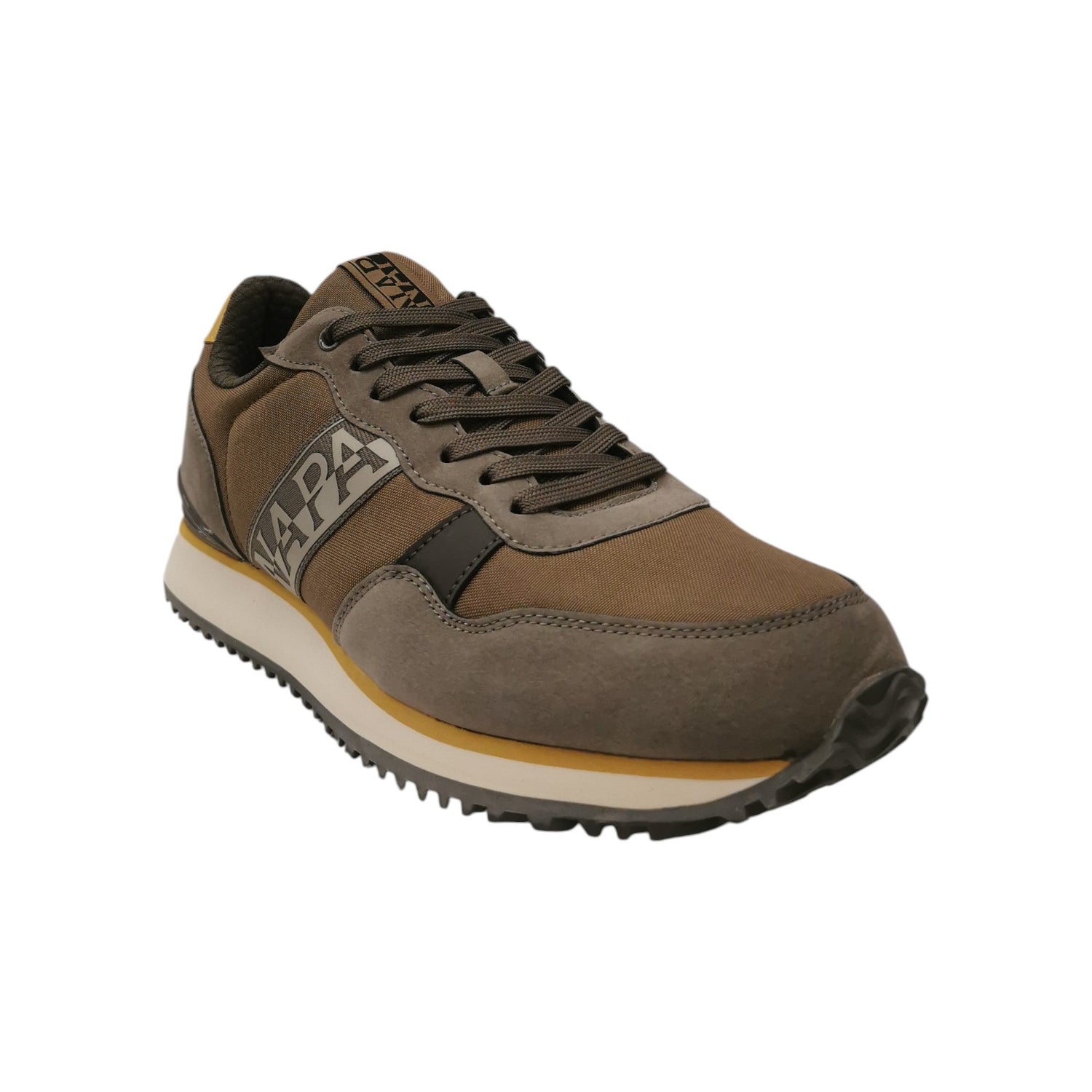 Napapijri Sneakers Uomo in Ecopelle e Tessuto Tortora