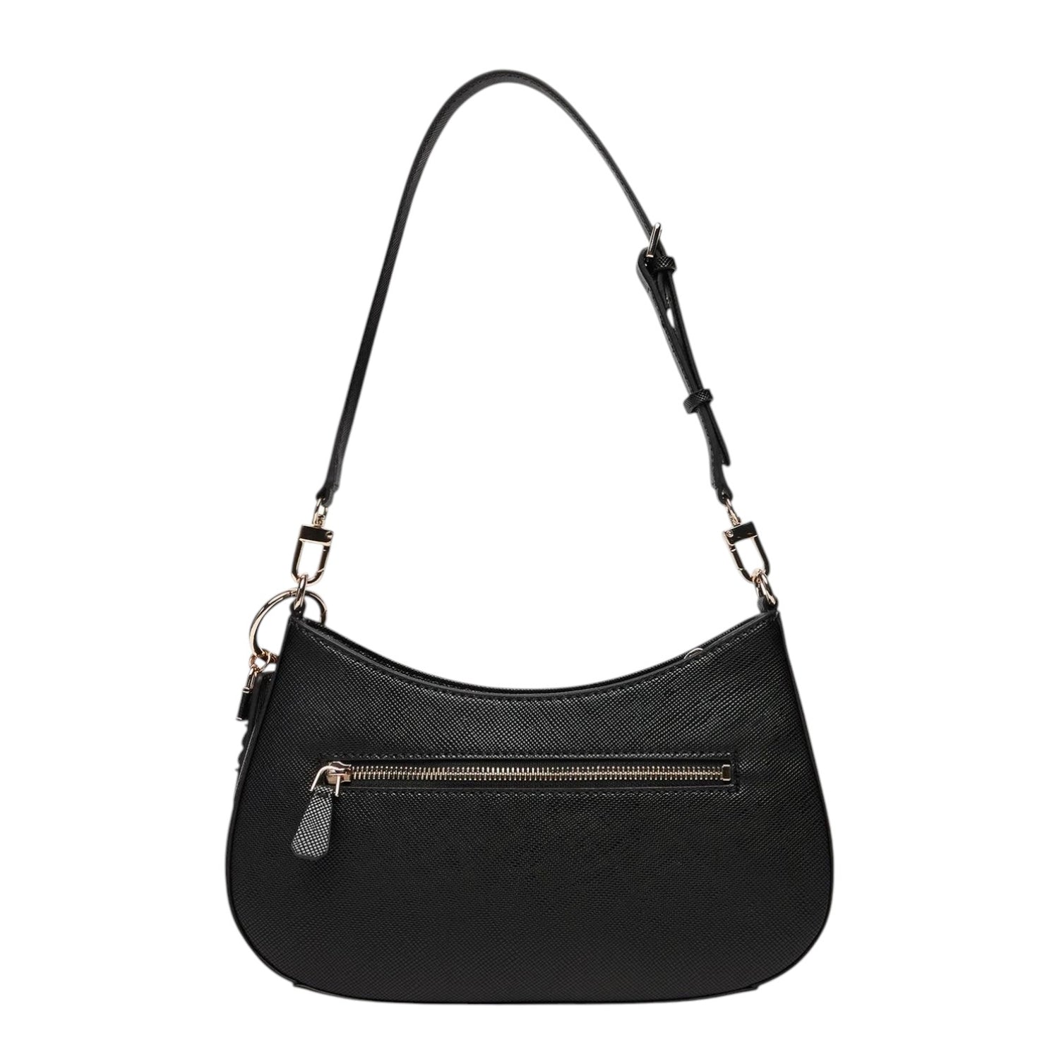 Guess Borsa a Spalla Noelle Donna in Saffiano Nera