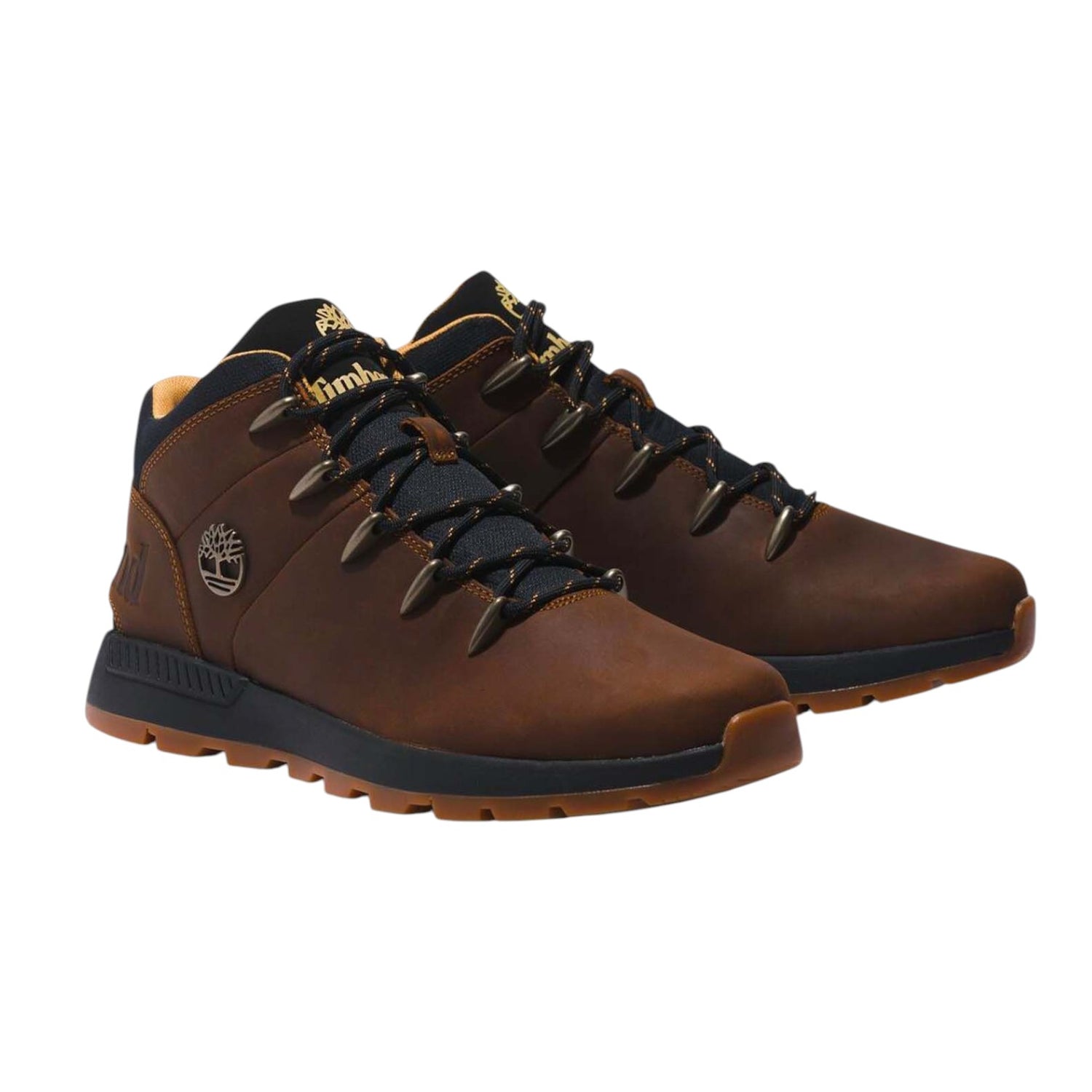 Timberland Scarponcino Sprint Trekker Mid Lace Up Uomo in Nabuck Marrone