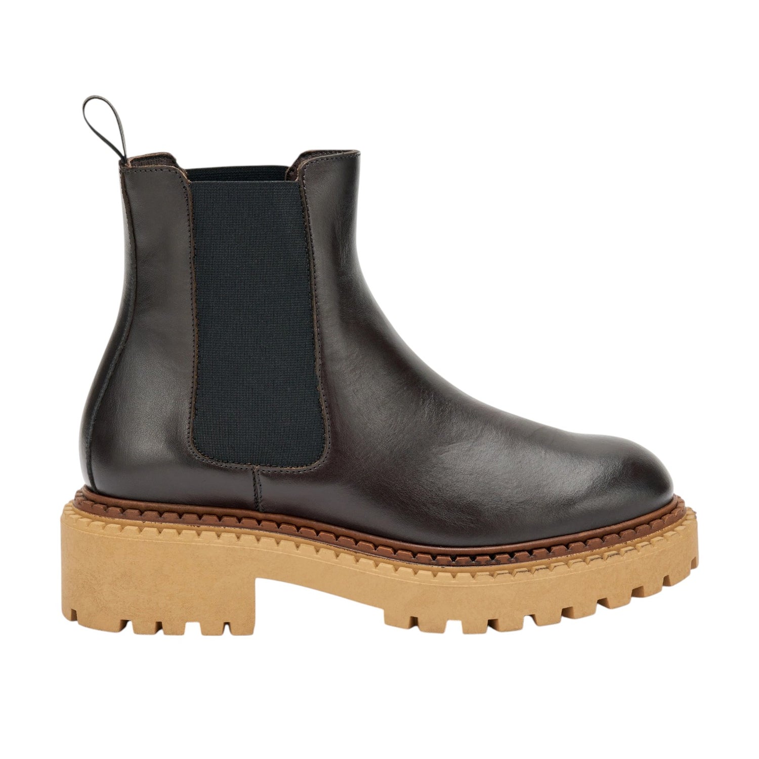 Frau Bealtes Donna in Pelle Testa di Moro con Doppio Guardolo