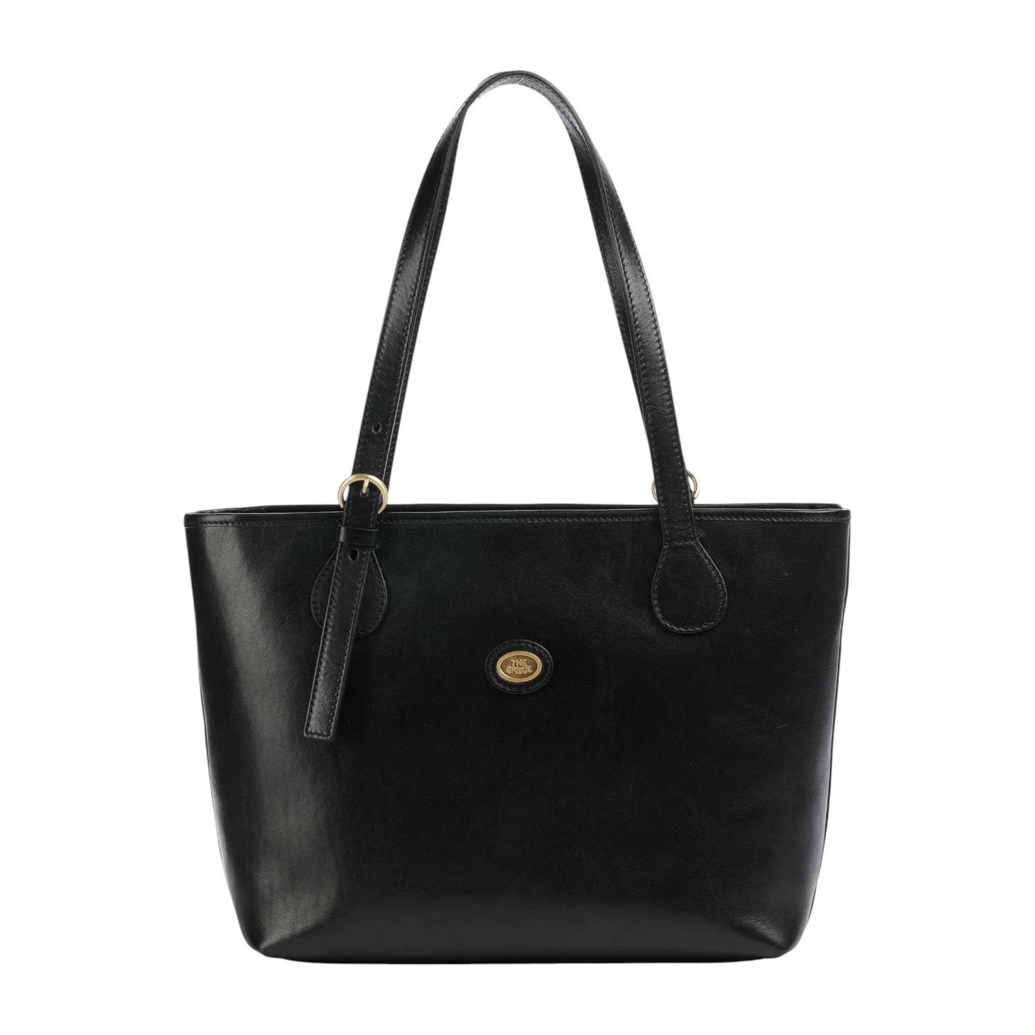 The Bridge Borsa a Spalla Donna in Pelle Nera con Manici Regolabili