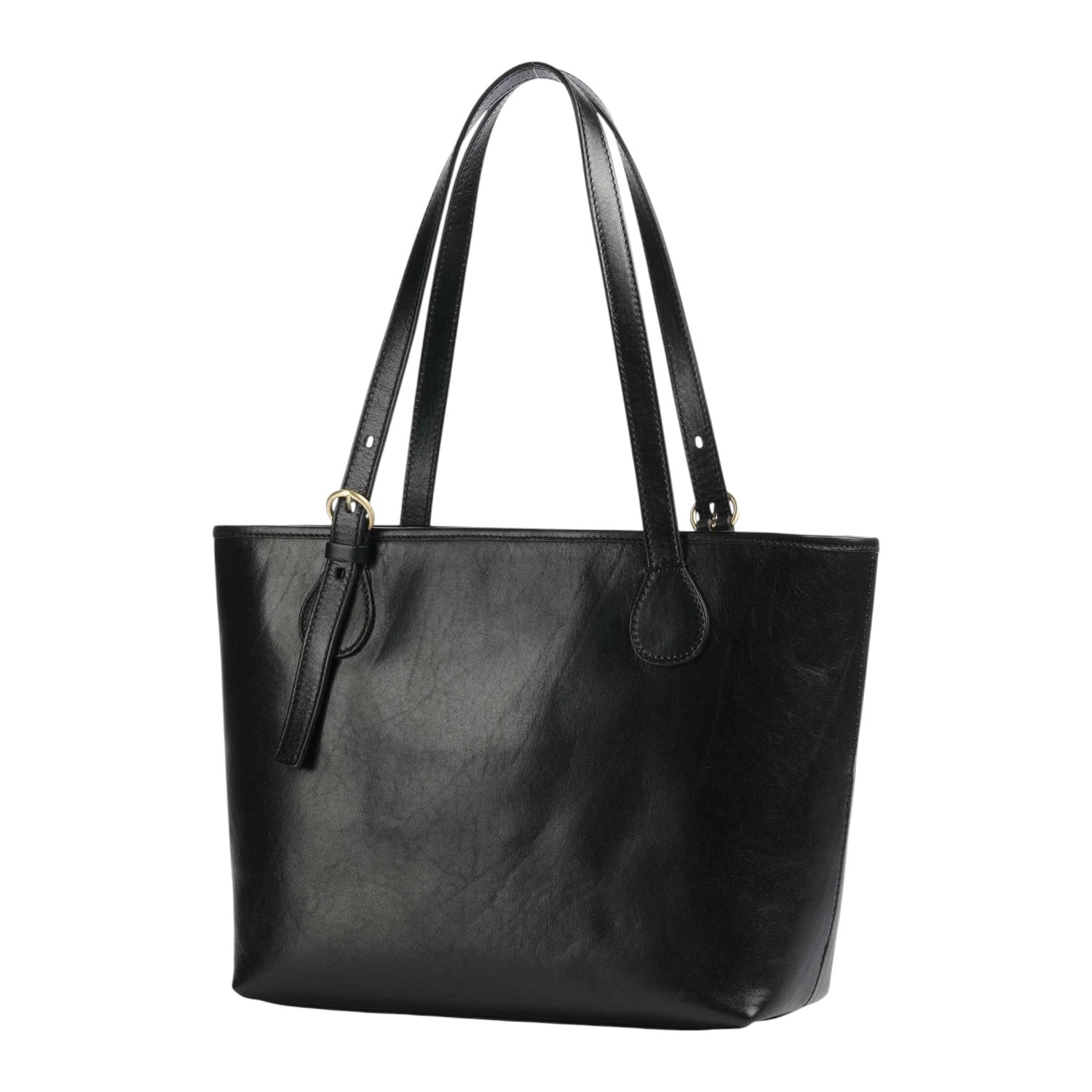 The Bridge Borsa a Spalla Donna in Pelle Nera con Manici Regolabili