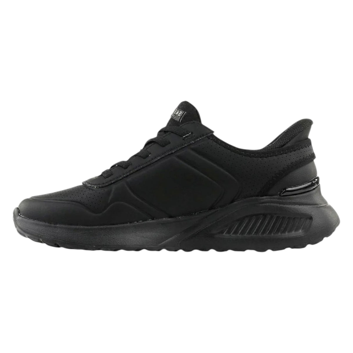 Skechers Slip-ins Donna in Ecopelle Nera Uno Lite Floating Steps