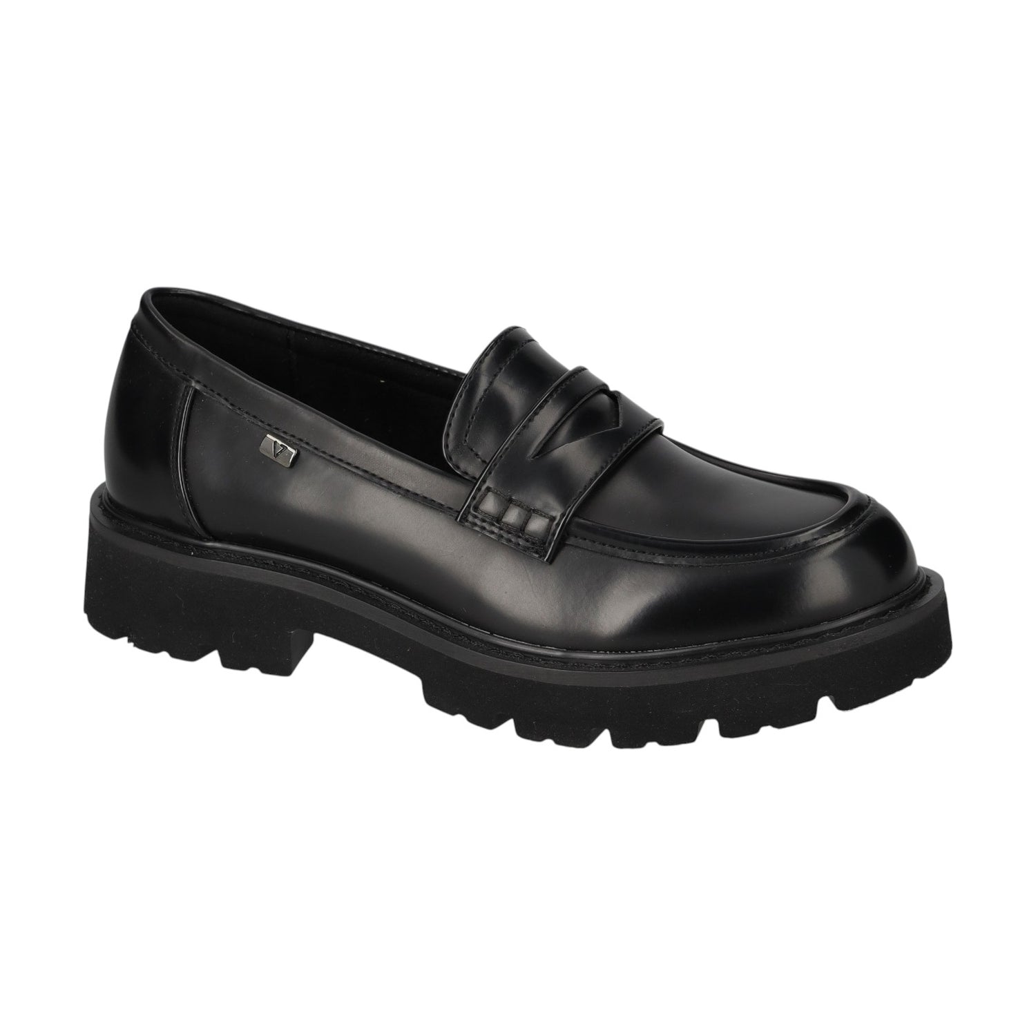 Valleverde Mocassino Donna in Pelle Nera