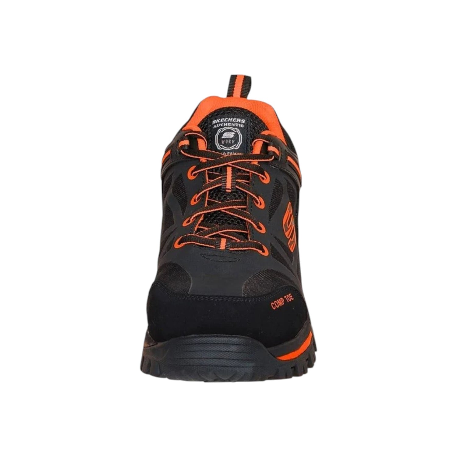 Skechers Sneakers Antinfortunistica Uomo Nero Arancio Work: Gatlon - Strigax