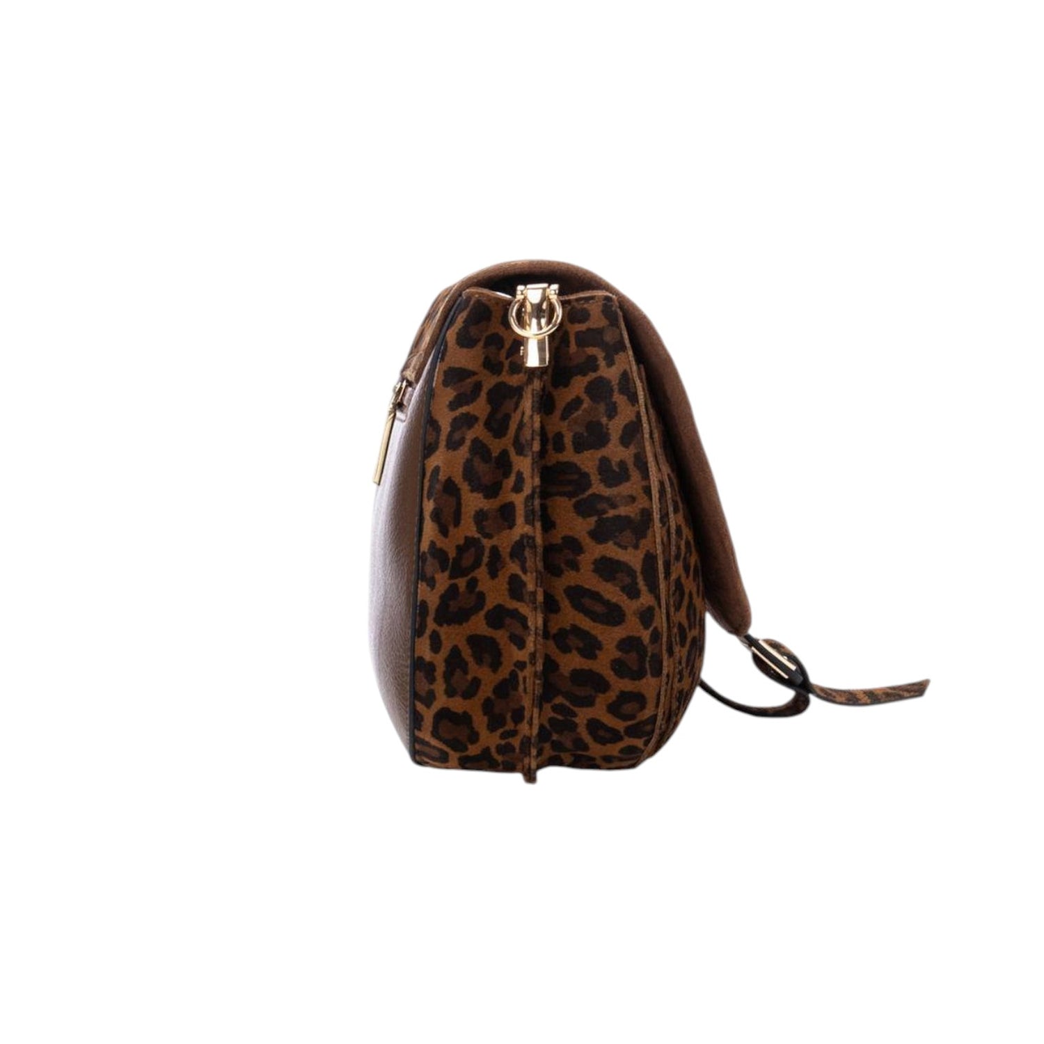 Carmela Borsa a Tracolla Donna in Camoscio Leopardato