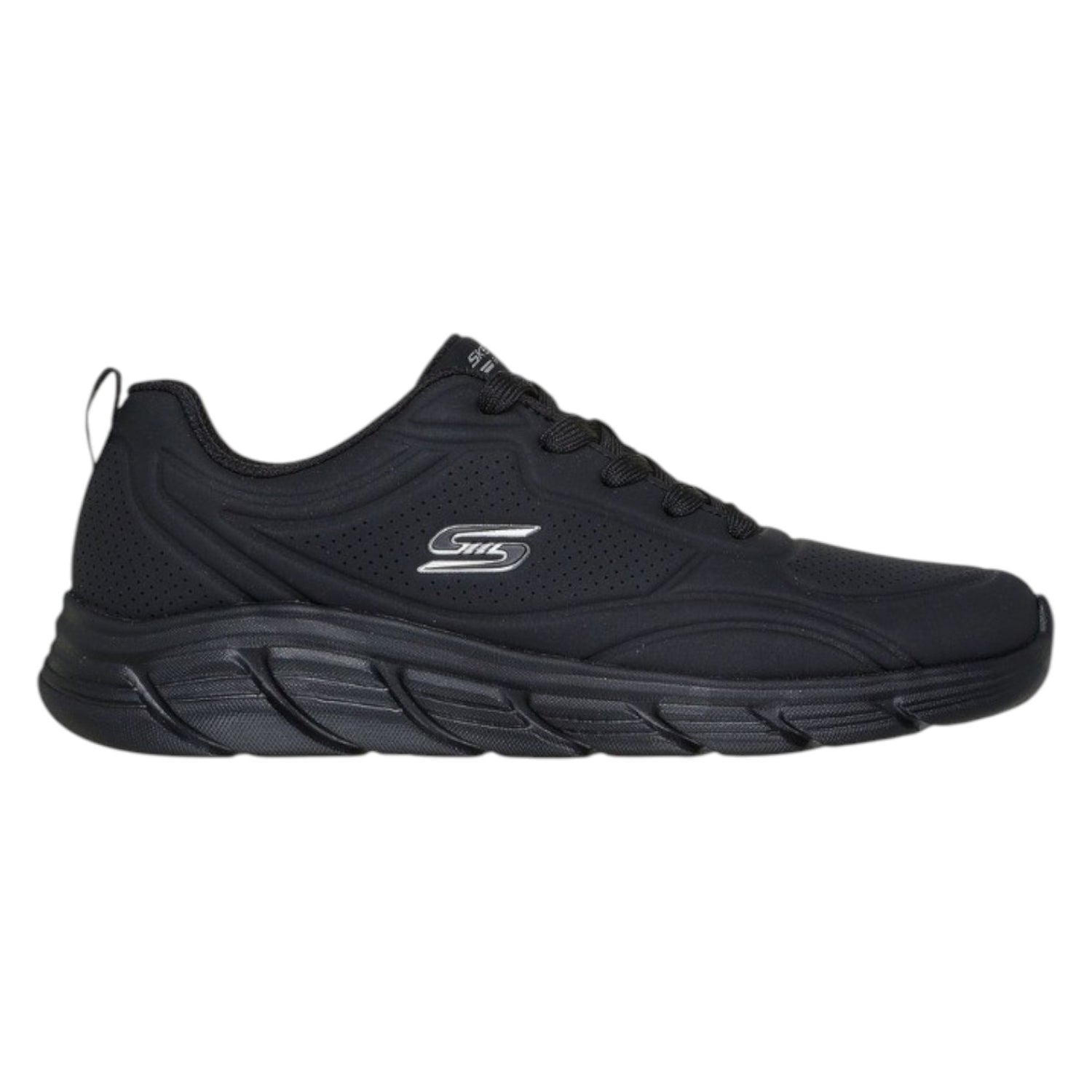 Skechers Sneakers Donna Nero Bobs B Flex Lo - Cool Ease