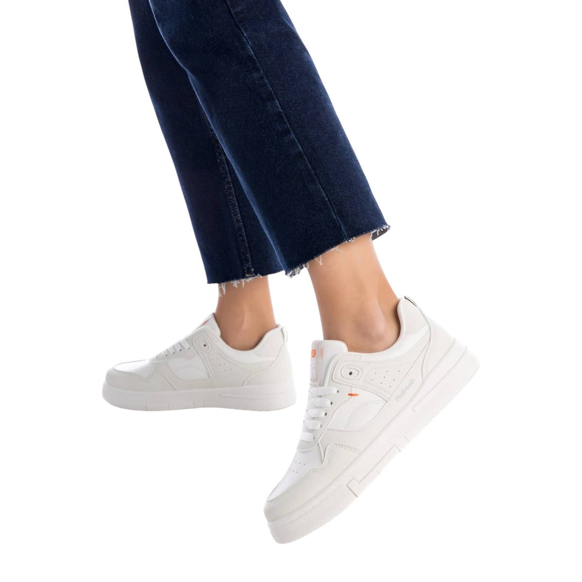 Refresh Sneakers Donna in Ecopelle Bianca con Memory