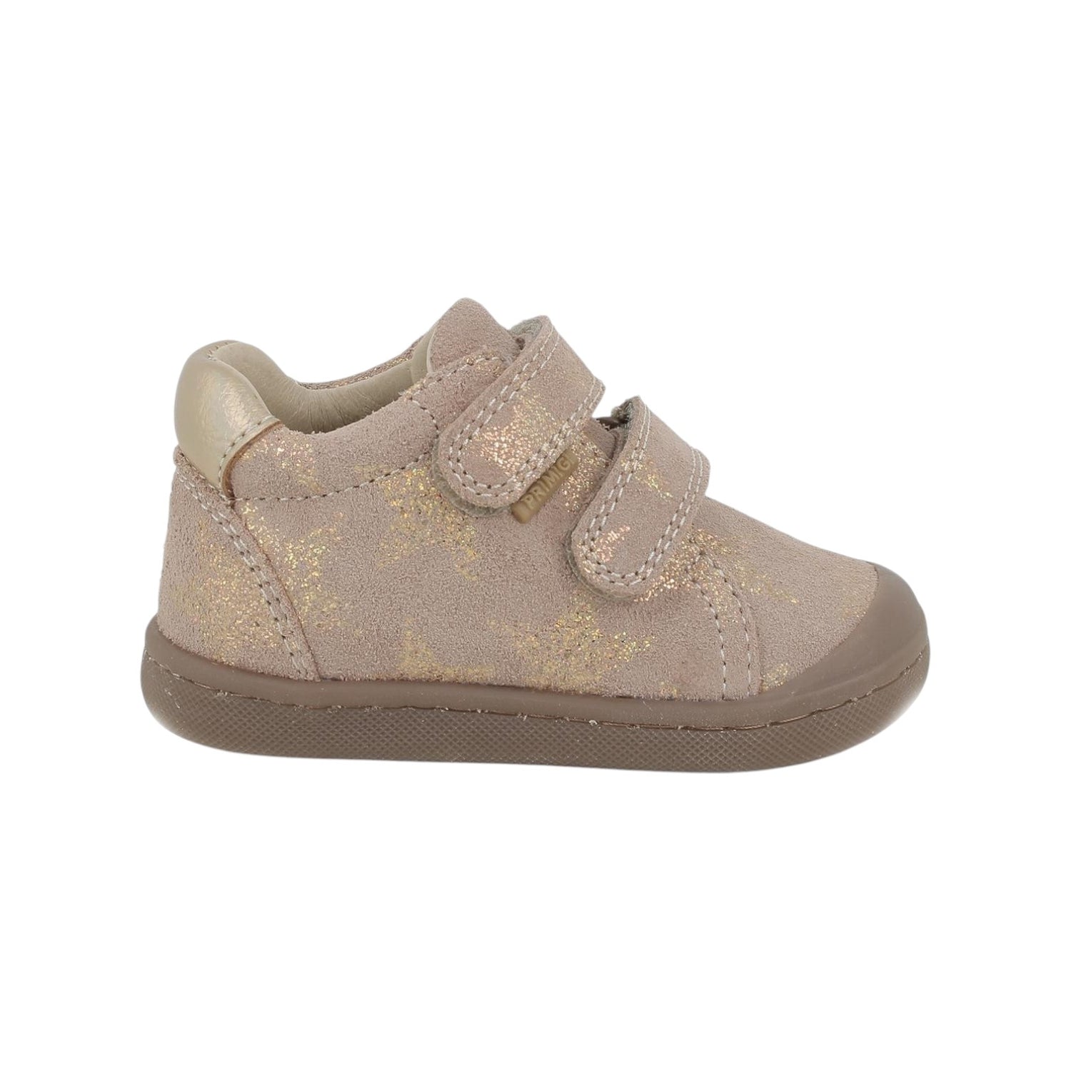 Primigi Sneakers Bambina Scamosciata Sabbia con Doppio Strappo