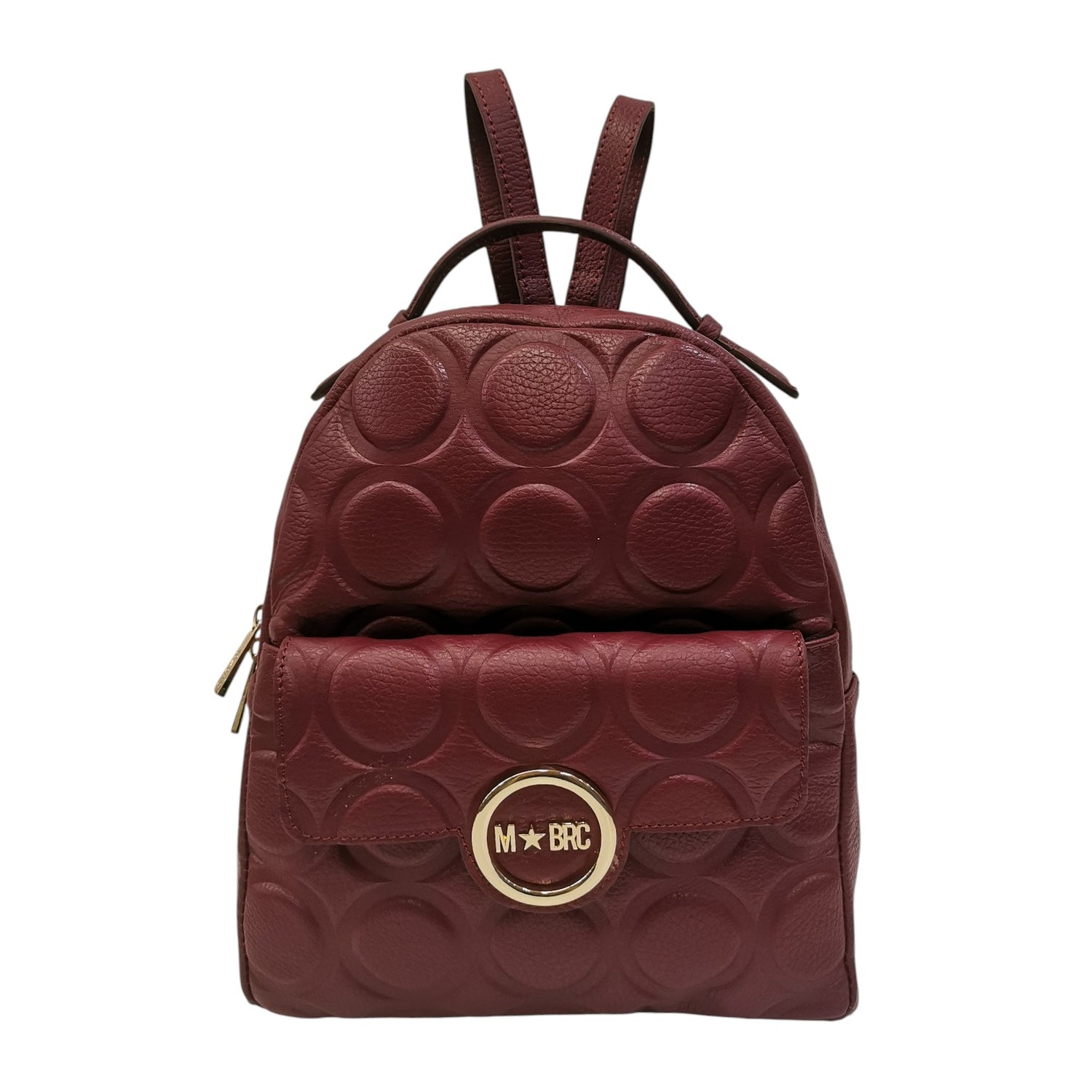 M Brc Zaino Donna Linea Sfera in Pelle Bordeaux