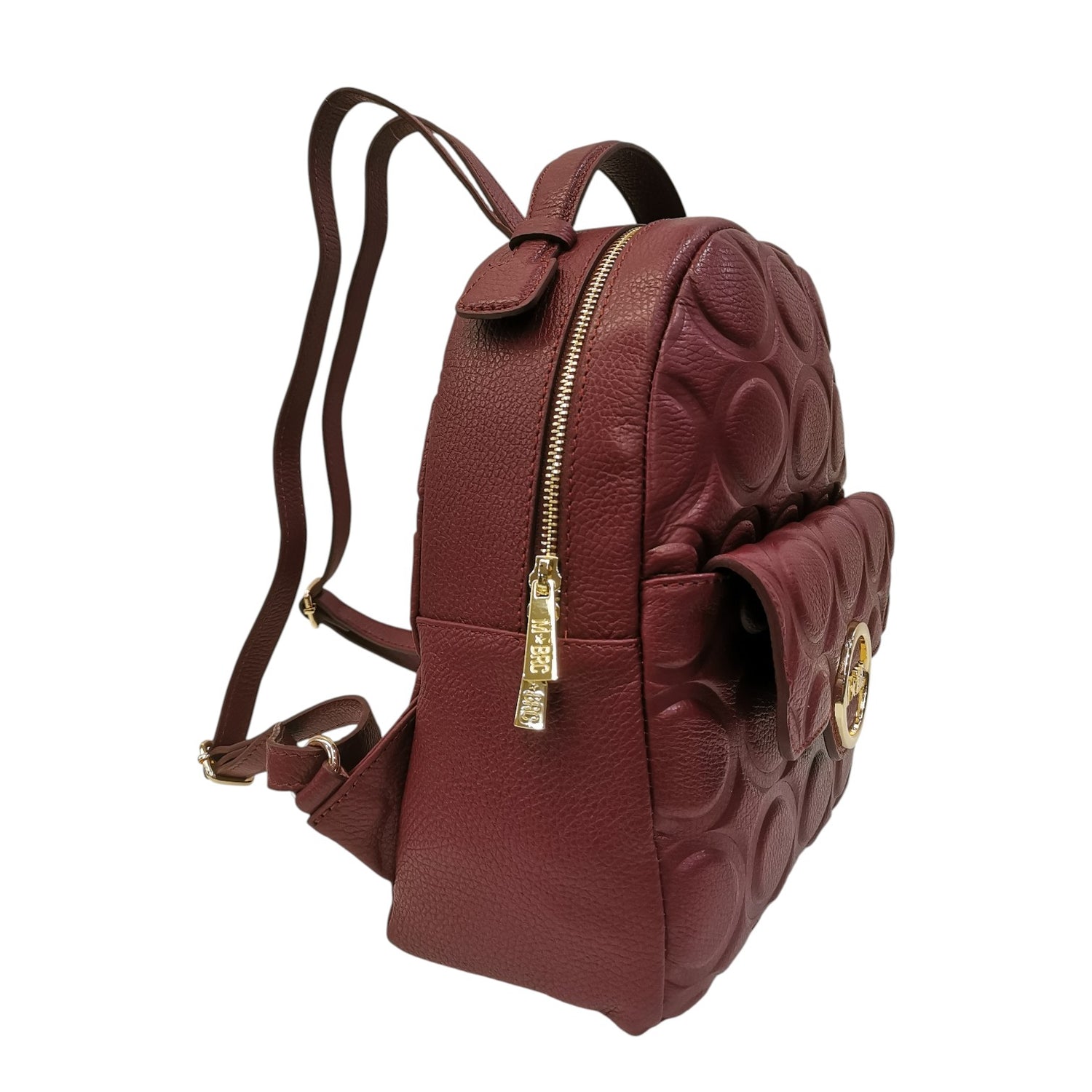 M Brc Zaino Donna Linea Sfera in Pelle Bordeaux