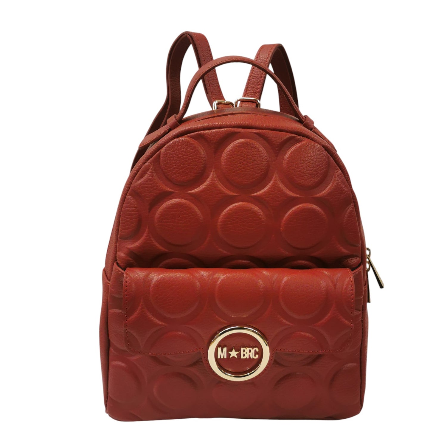 M Brc Zaino Donna Linea Sfera in Pelle Coccio