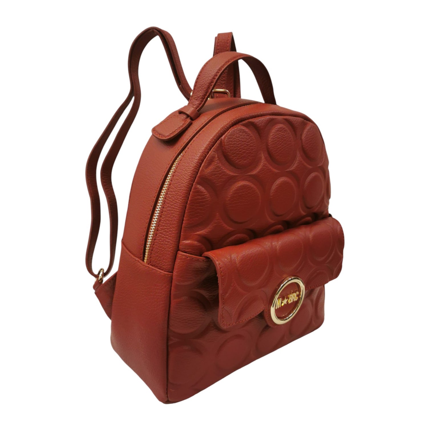 M Brc Zaino Donna Linea Sfera in Pelle Coccio