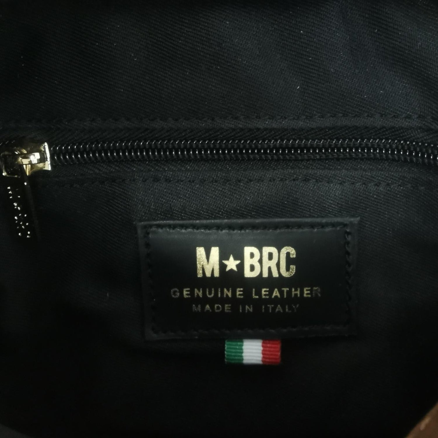 M Brc Borsa a Tracolla Grande Donna Linea Obona Suede in Camoscio e Pelle Marrone