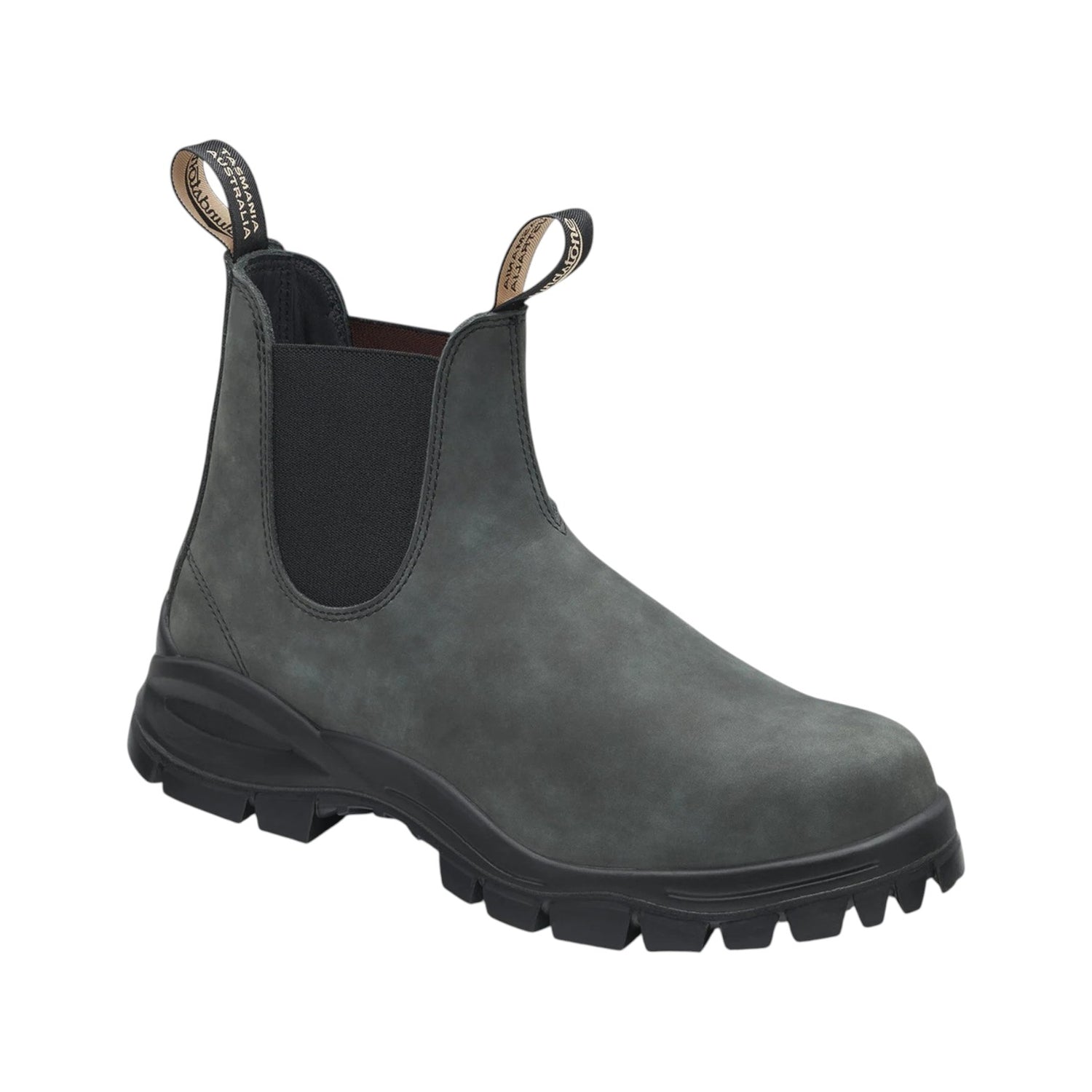 Blundstone Bealtes Uomo in Nabuck Nero