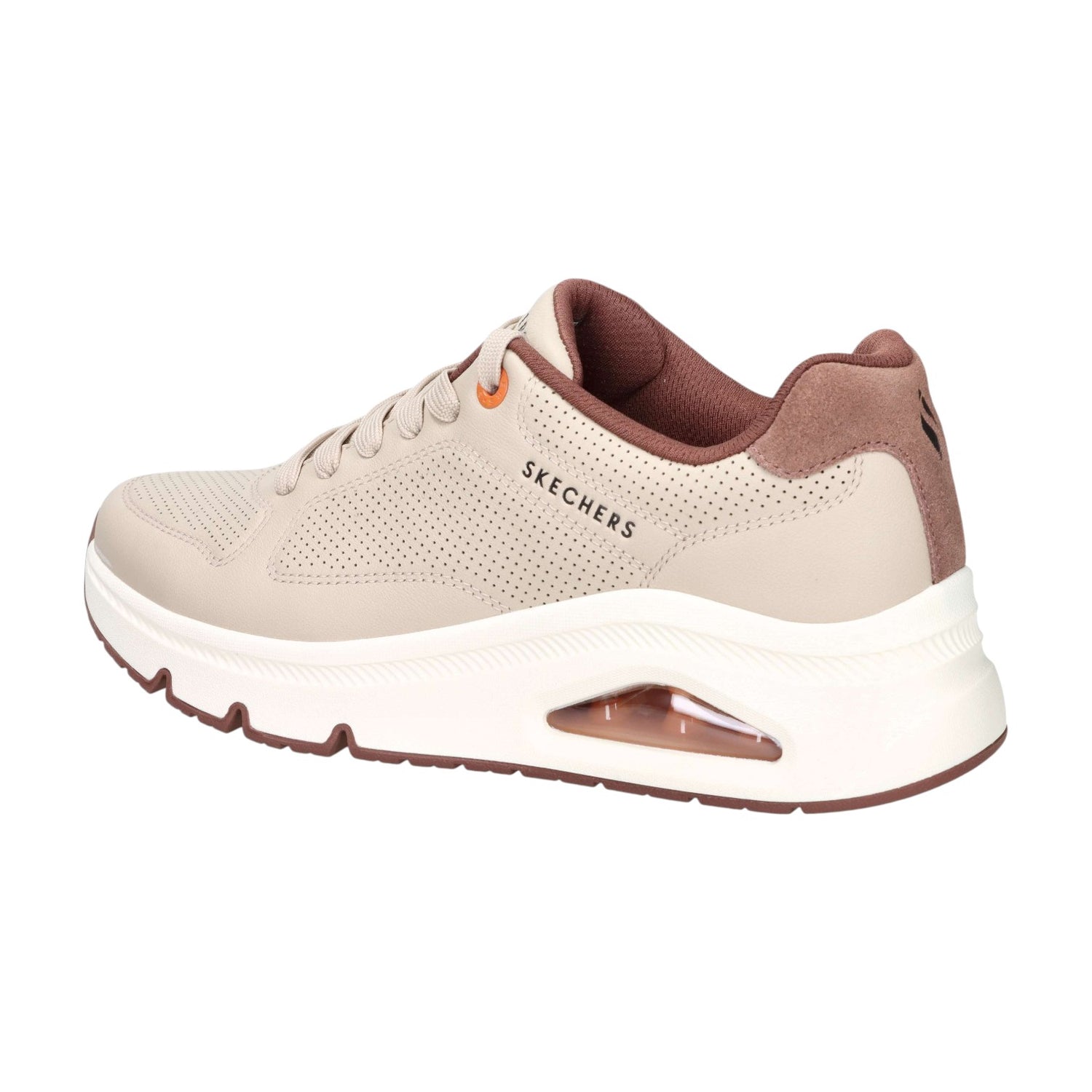 Skechers Sneakers Uomo in Ecopelle Mocha Uno Icon - Idolizer