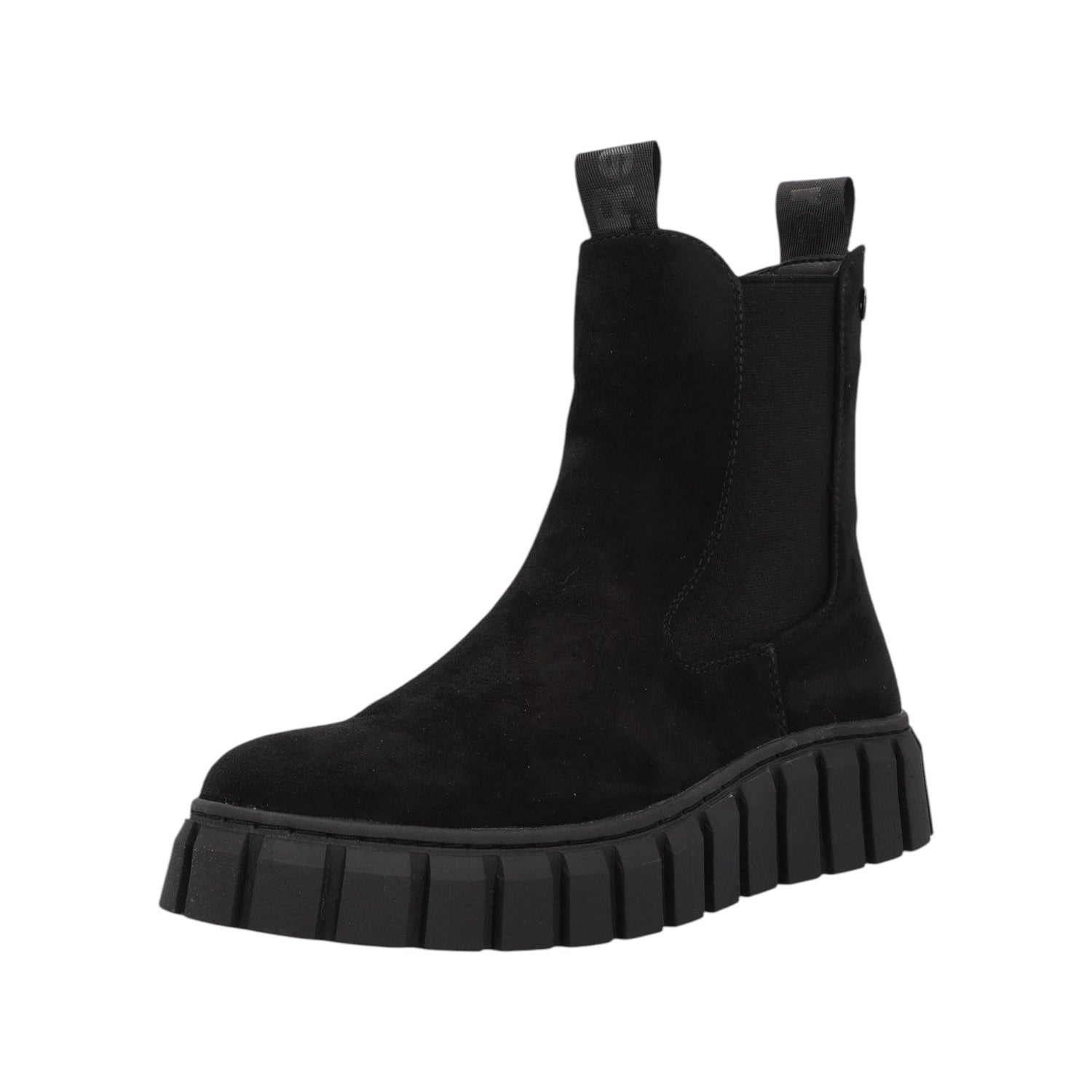 Refresh Beatles Donna Nero in Camoscio Sintetico con Zip