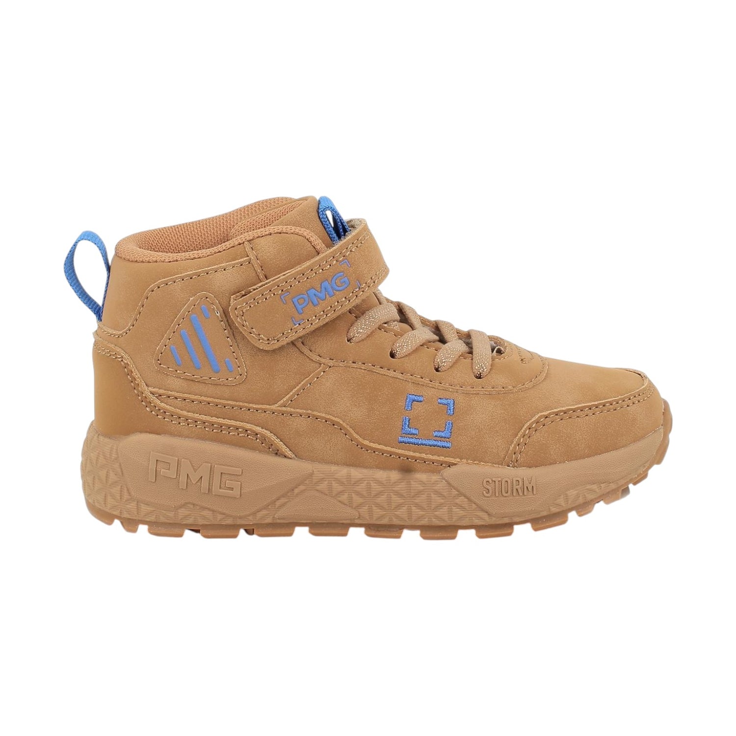 Primigi Sneakers Alta Bambino in Ecopelle Ocra con Strappo