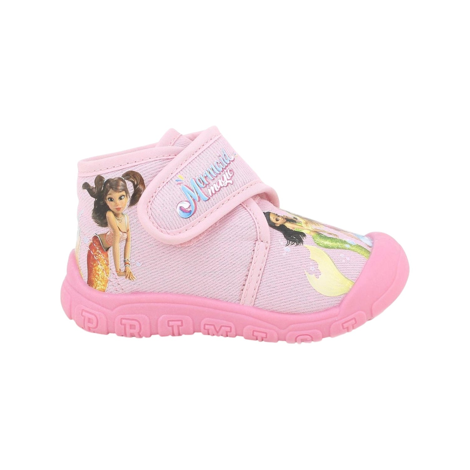 Primigi Pantofola Primi Passi Bambina in Tessuto Rosa Mermaid Magic