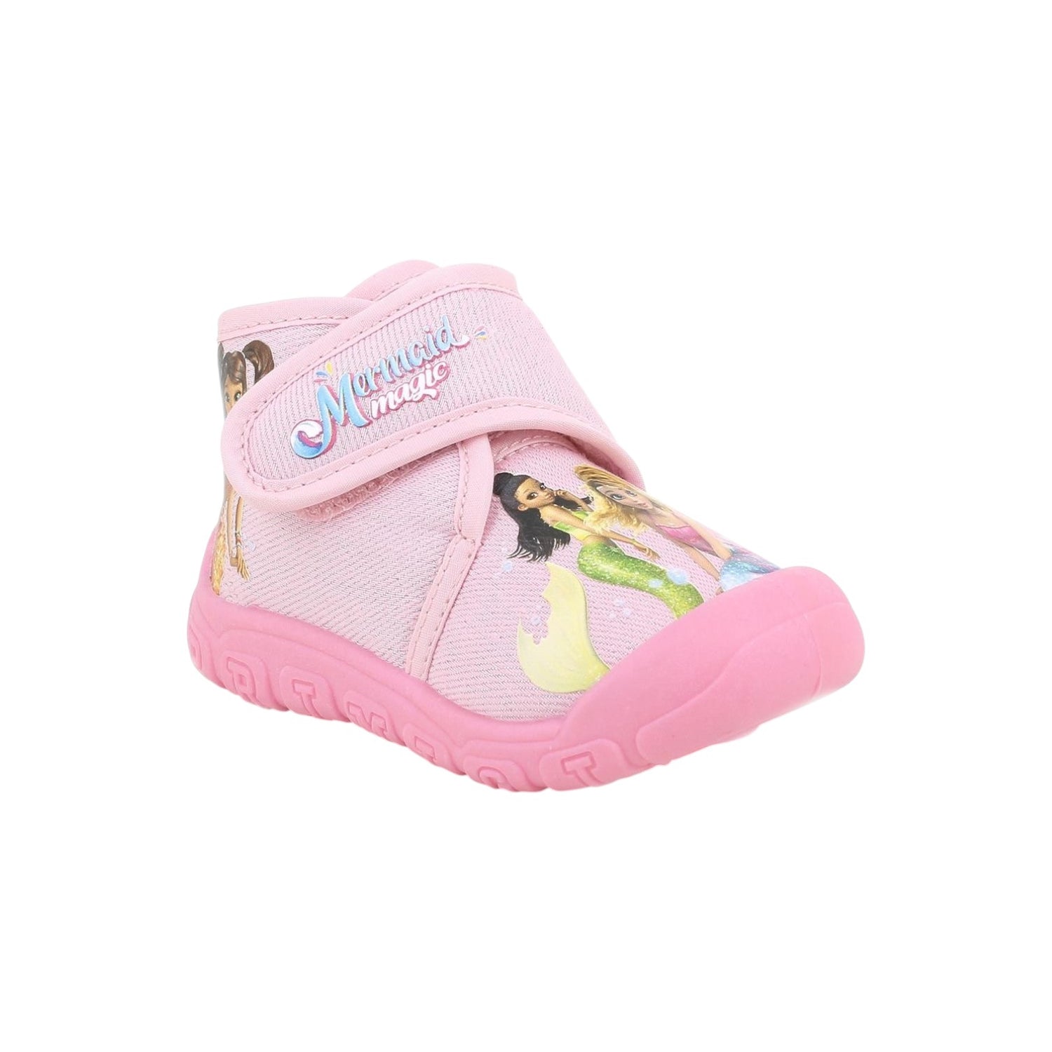 Primigi Pantofola Primi Passi Bambina in Tessuto Rosa Mermaid Magic