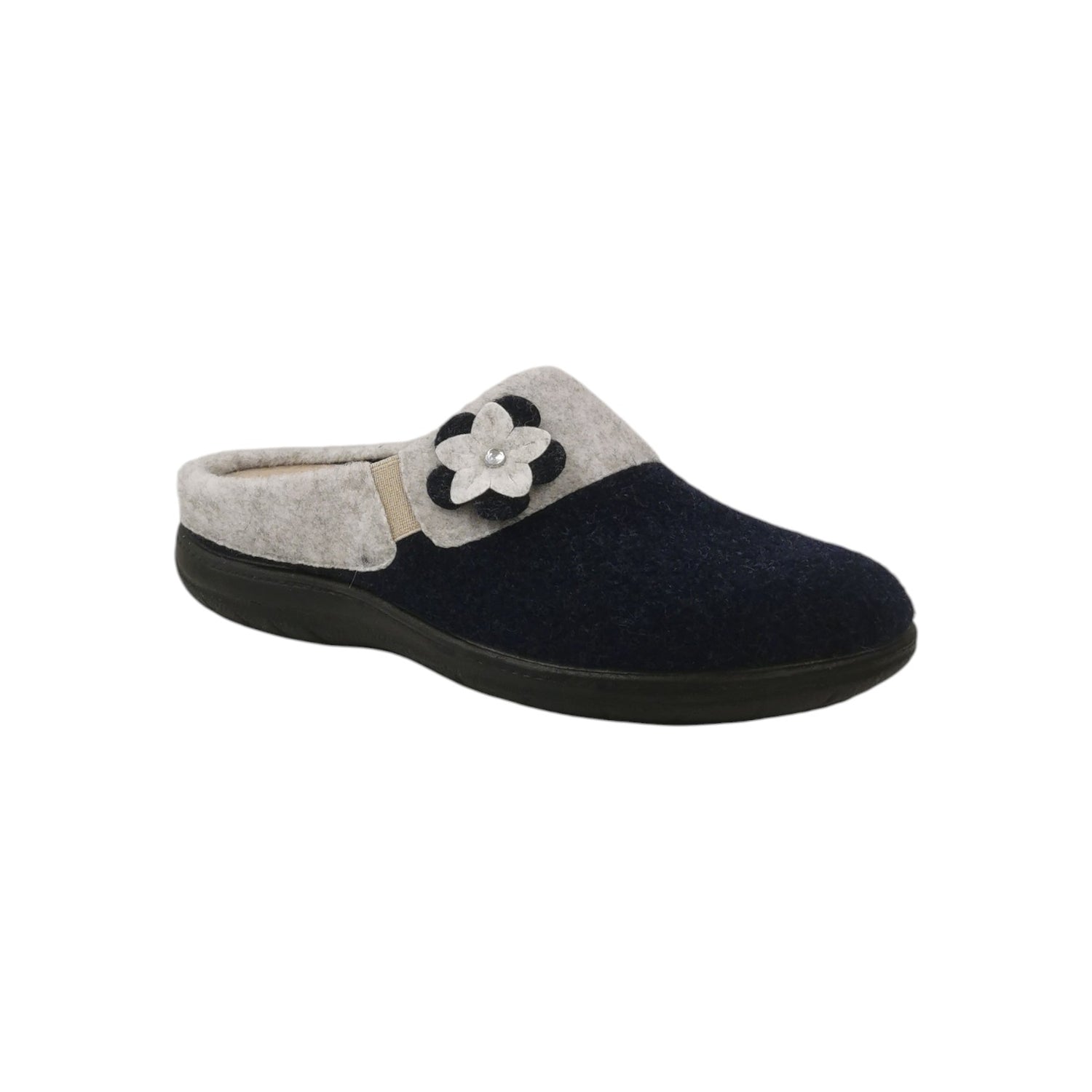 Susimoda Pantofola Donna in Lanacotta Blu Grigio