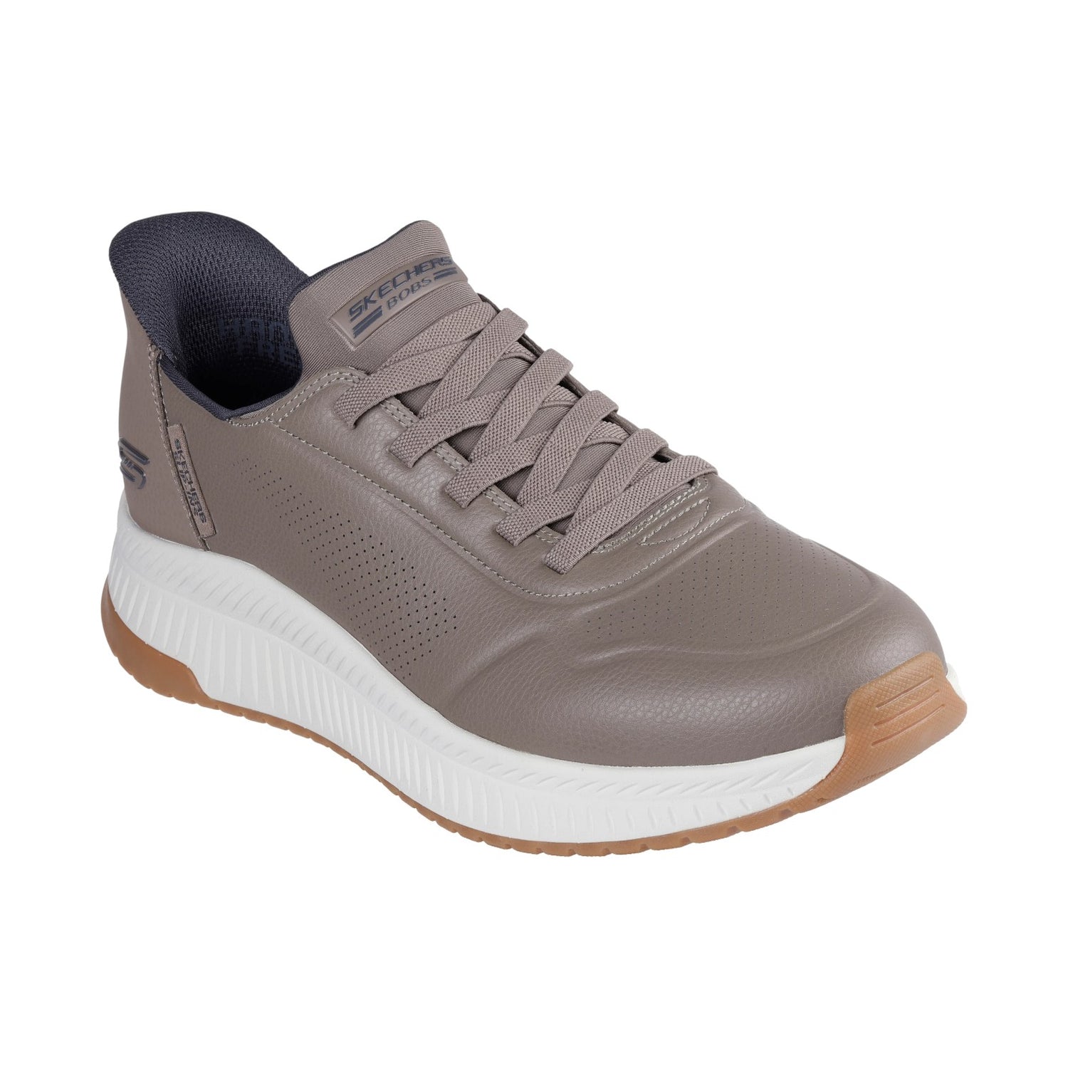 Skechers Slip-ins Uomo Tortora: Bobs Sport Squad 4 - Direct Step