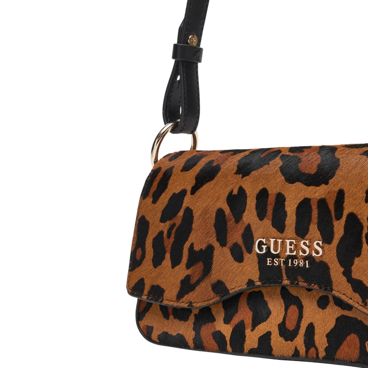 Guess Borsa a Spalla Piccola Donna Leopardata