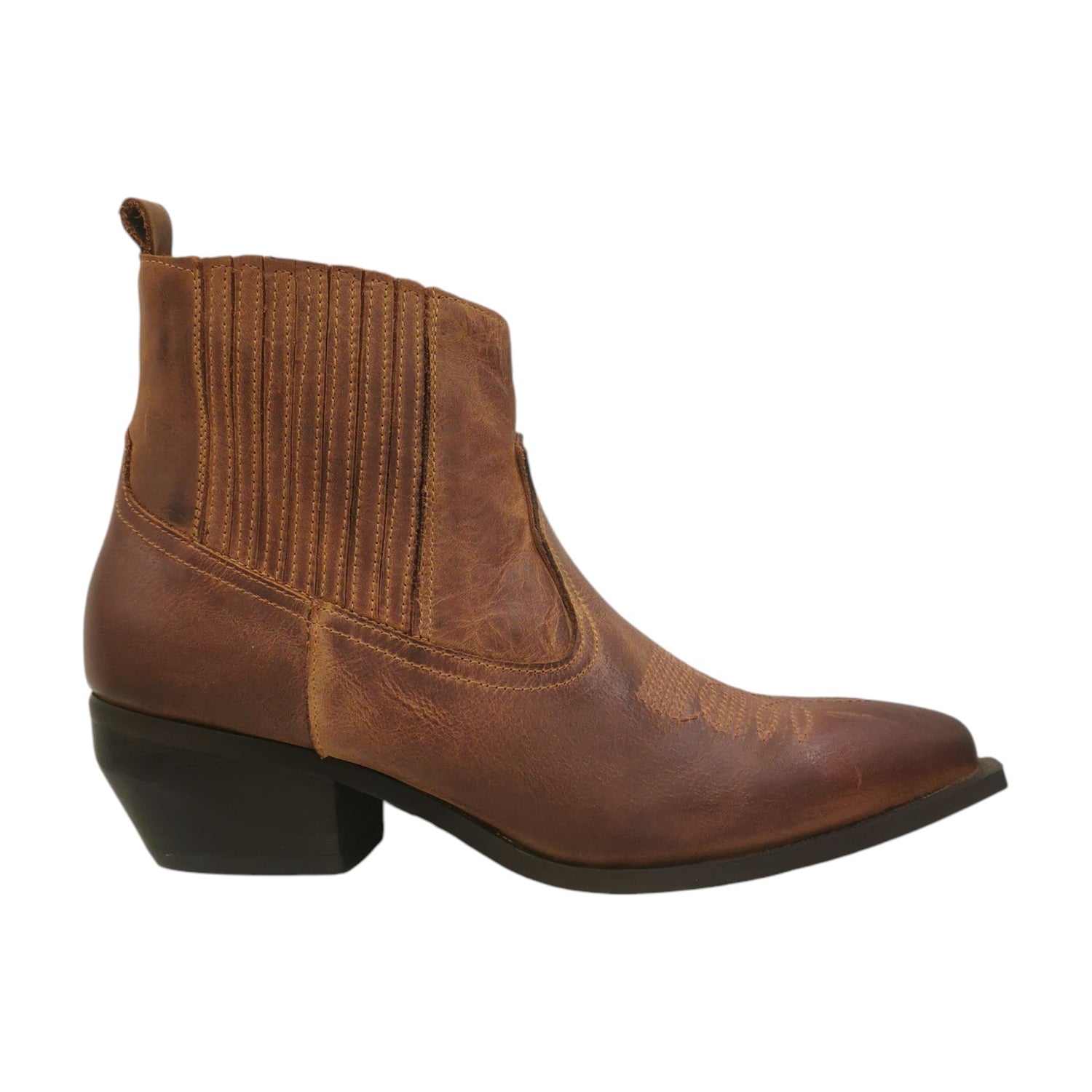 Agua Camperos Donna in Pelle Cuoio con Sfoderato