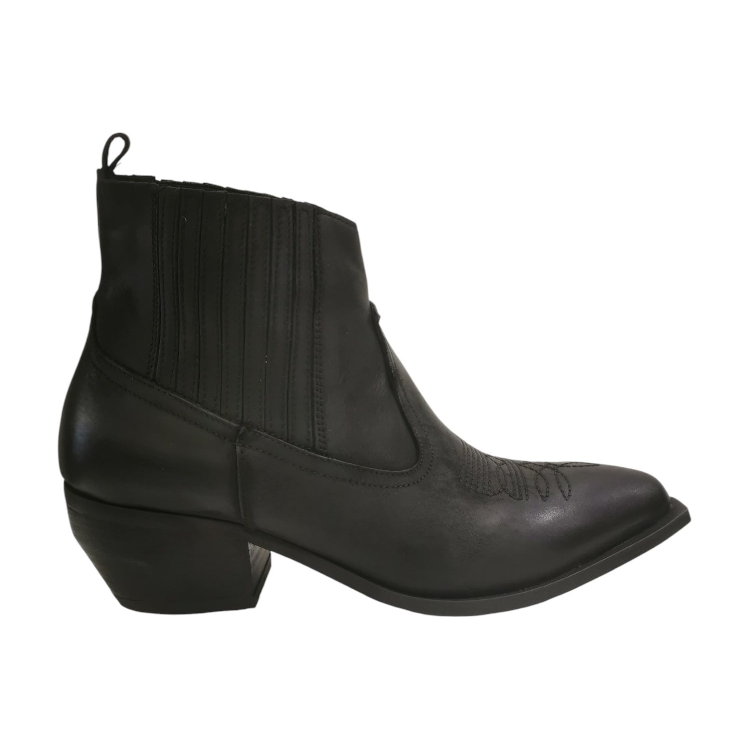 Agua Camperos Donna in Pelle Nera con Sfoderato