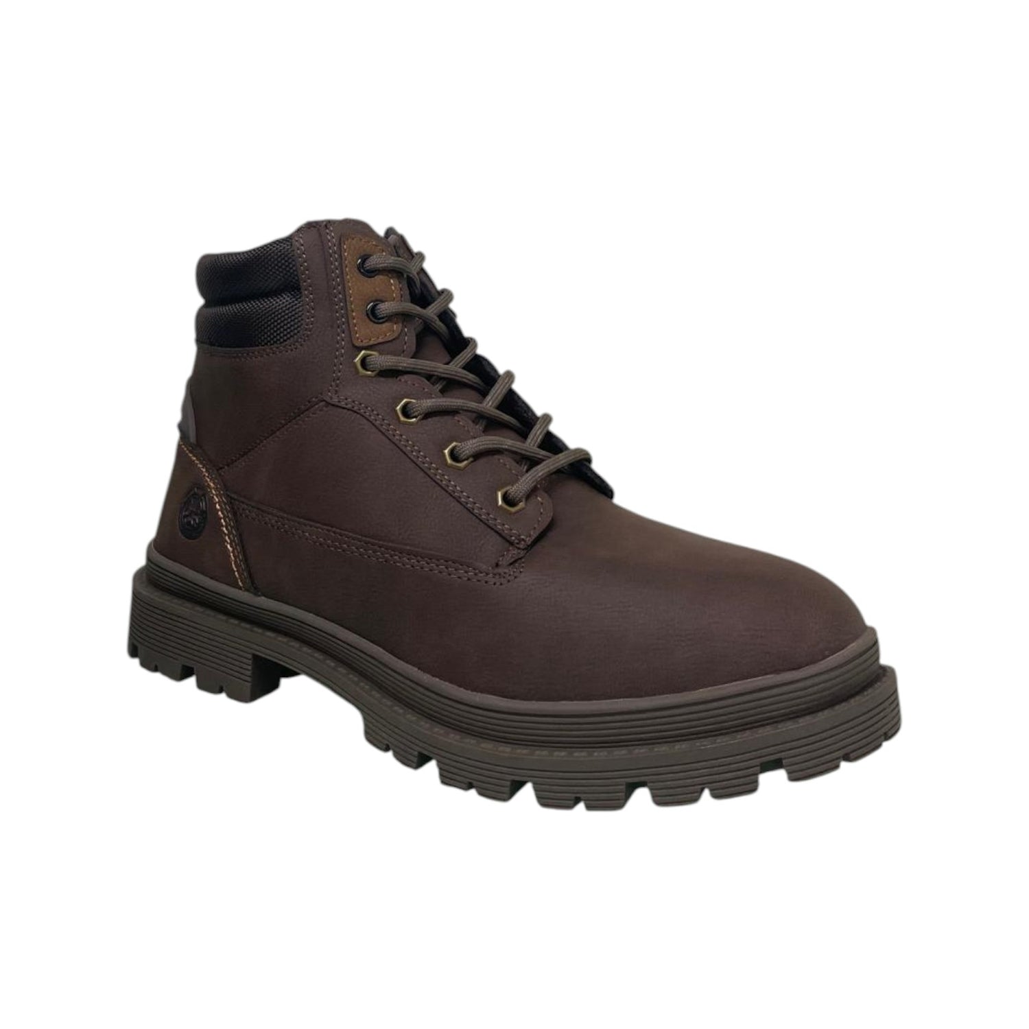 Ellesse Polacchino Stringato Uomo in Ecopelle Cioccolato