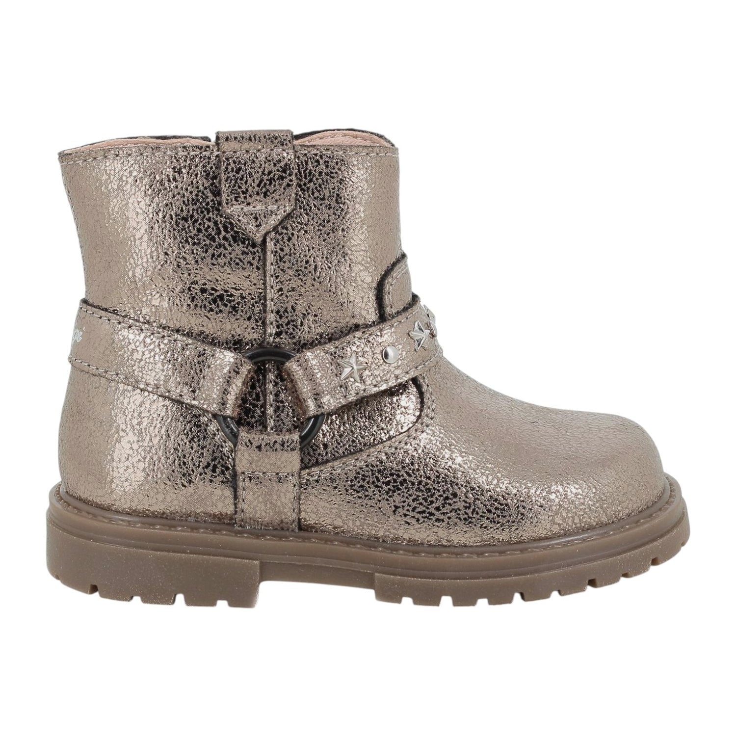 Primigi Stivaletto Bambina Bronzo Laminato  Numero - 22/23/24