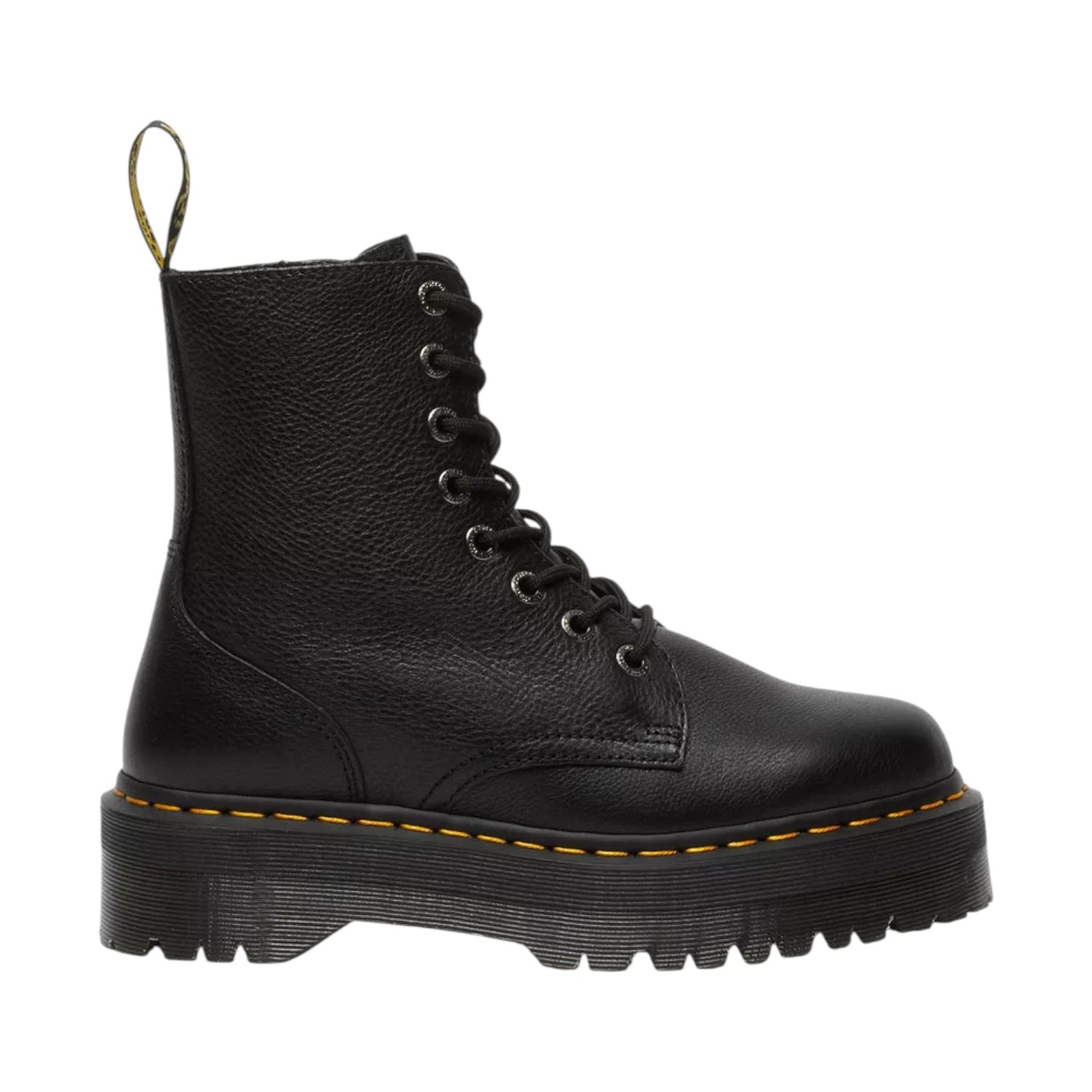 Dr. Martens Jadon III Anfibio Unisex in Pelle Martellata Nera