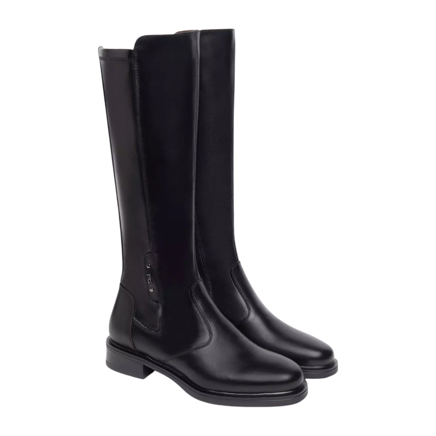 Nero Giardini Stivale Donna in Pelle Nera con Tacco Alto 30mm