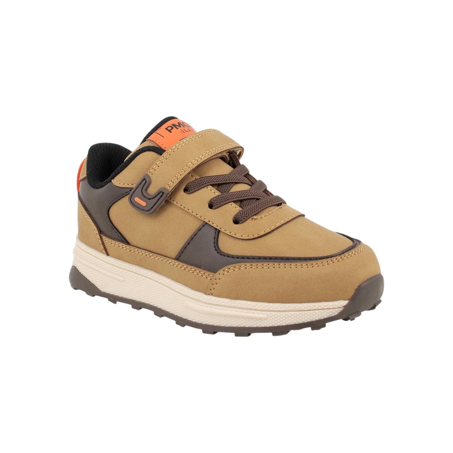 Primigi Sneakers Bambino in Ecopelle Ocra Marrone con Strappo