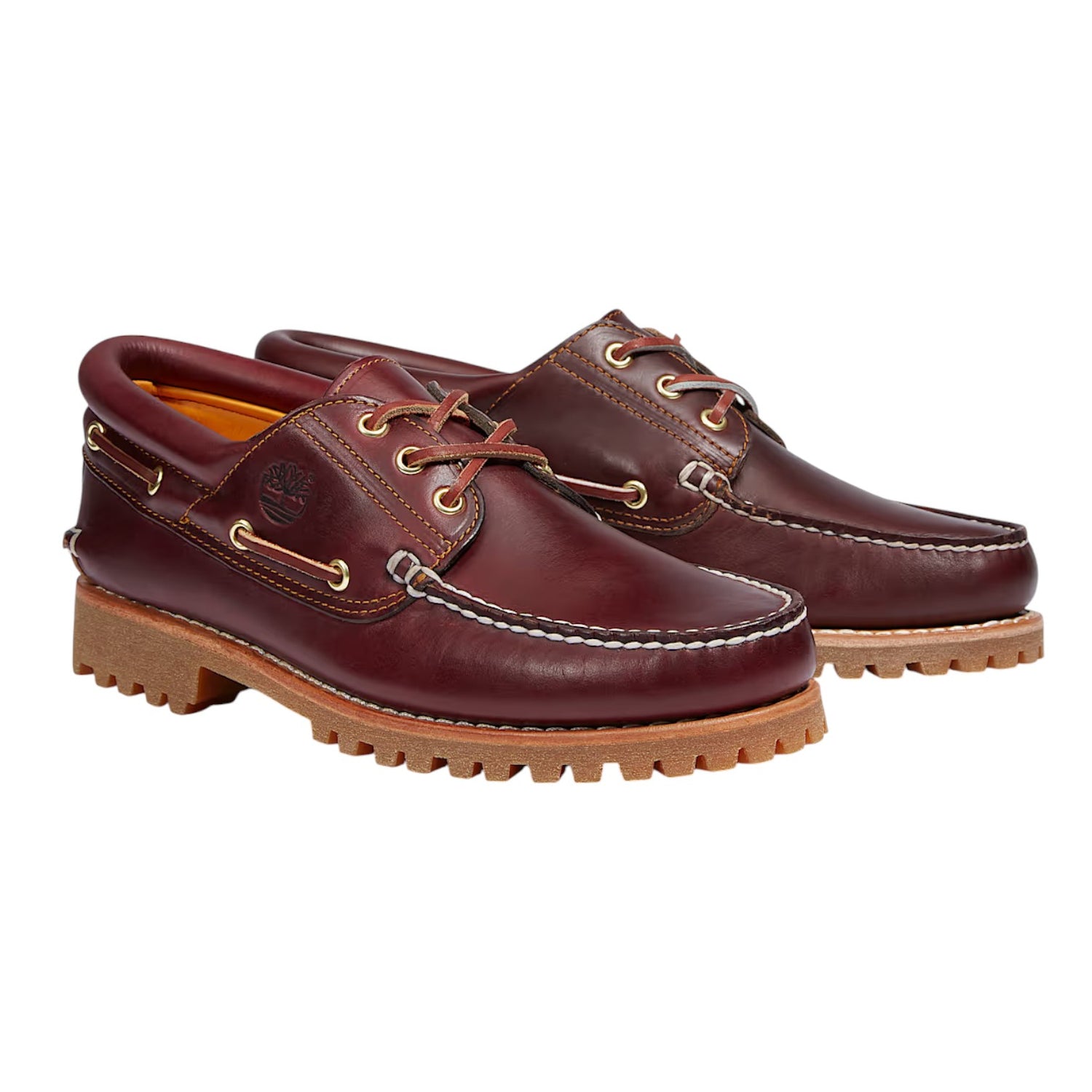 Timberland Scarpa da Barca Uomo in Pelle Marrone