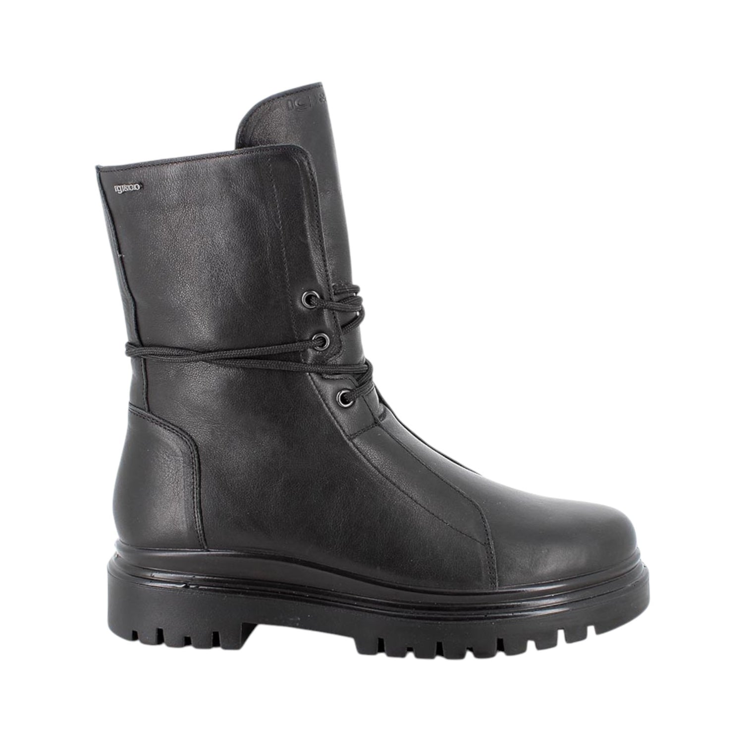 Igi&Co Anfibio Alto Donna in Pelle Nera